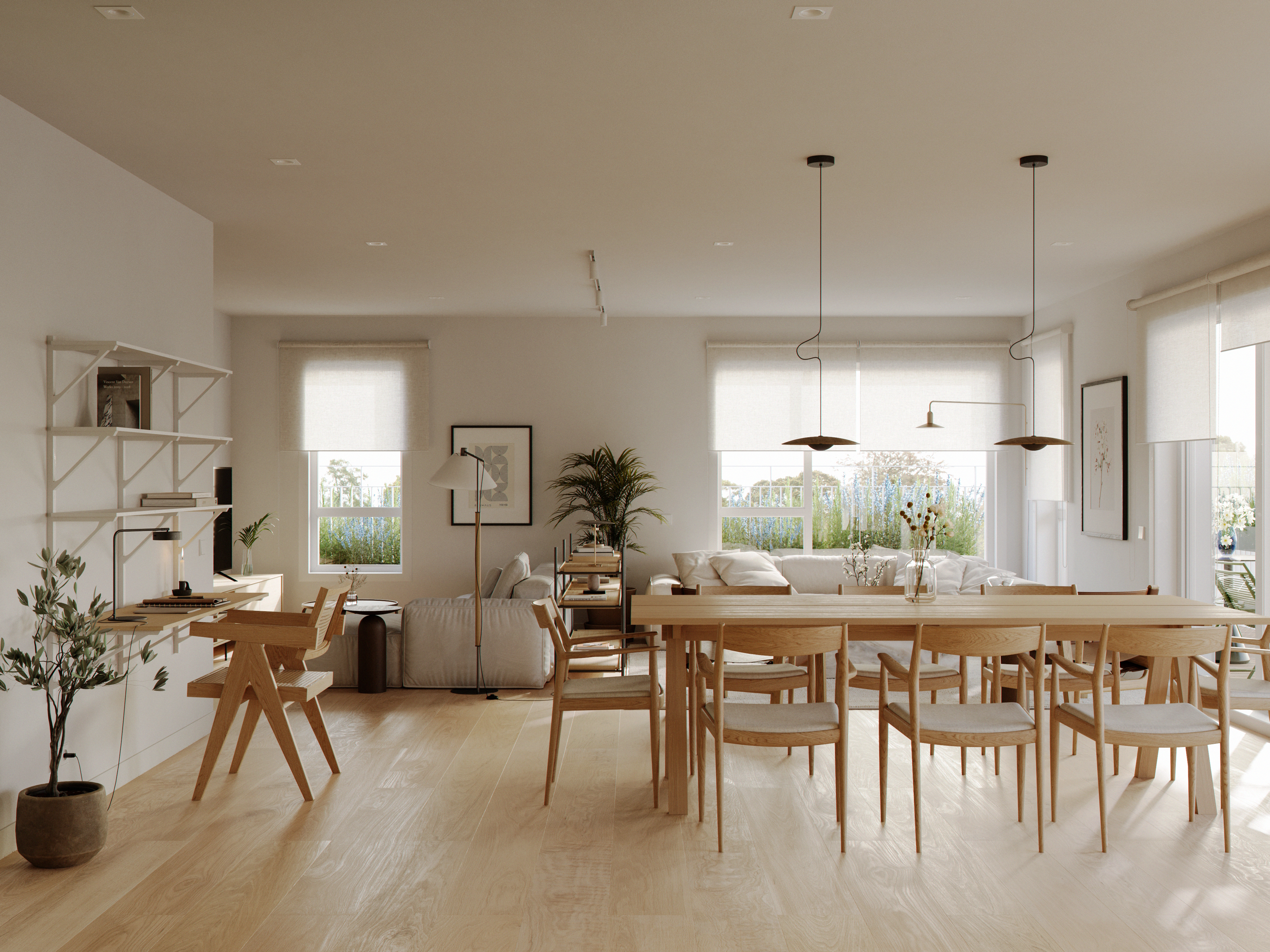 Architectural design，Apartment House，comfortable，cgi，