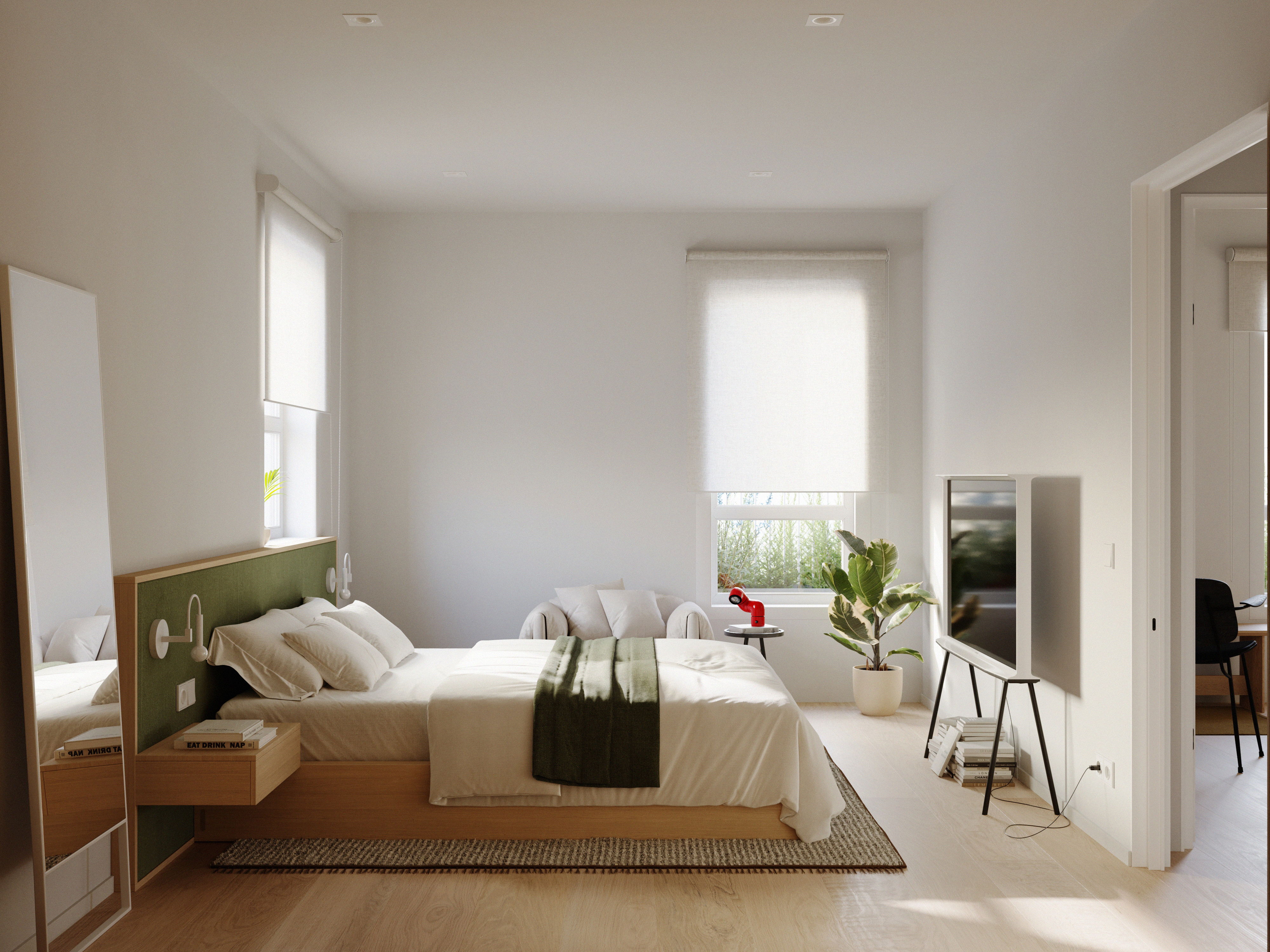 Architectural design，Apartment House，comfortable，cgi，