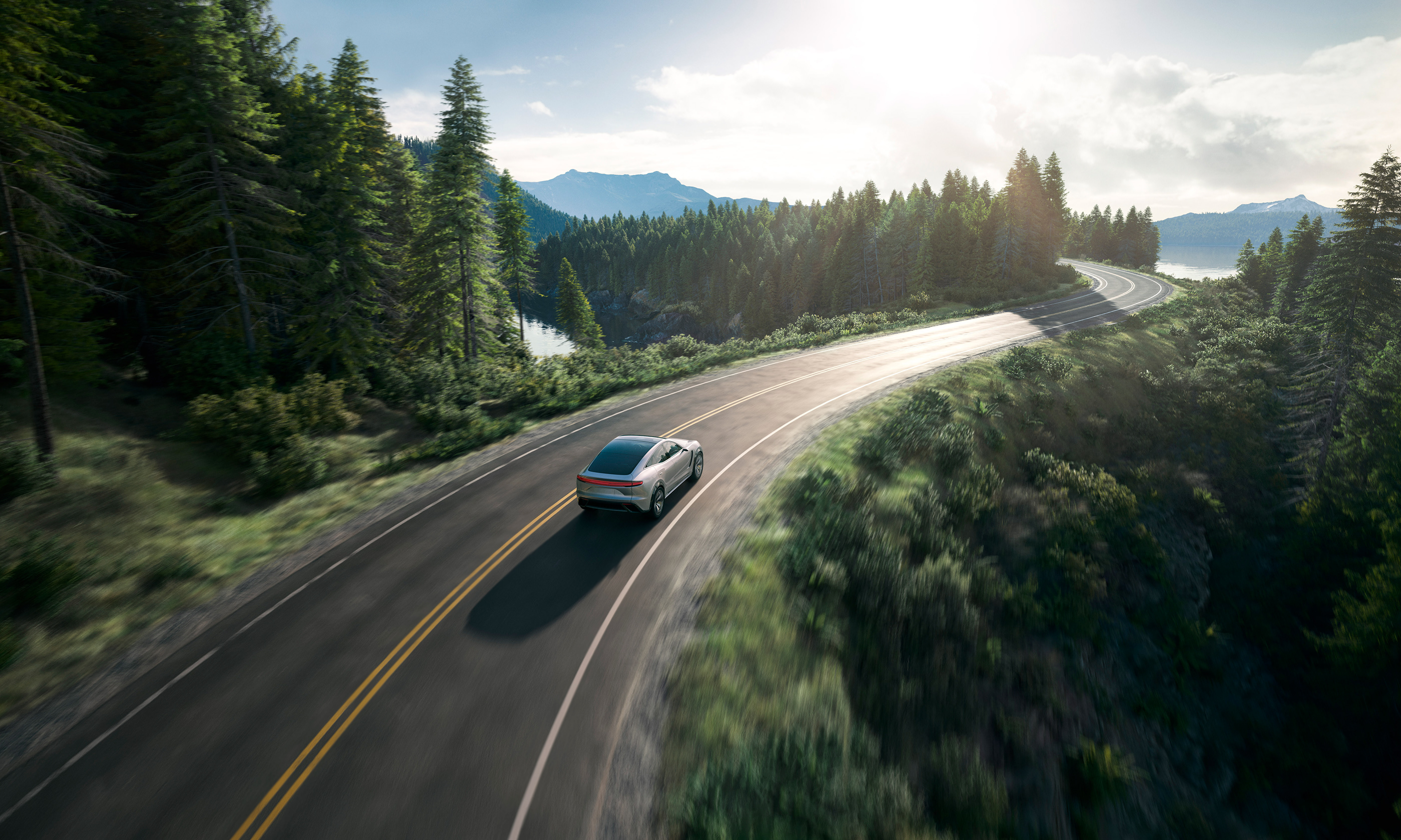 SF Motors，Electric vehicle design，3D modeling，