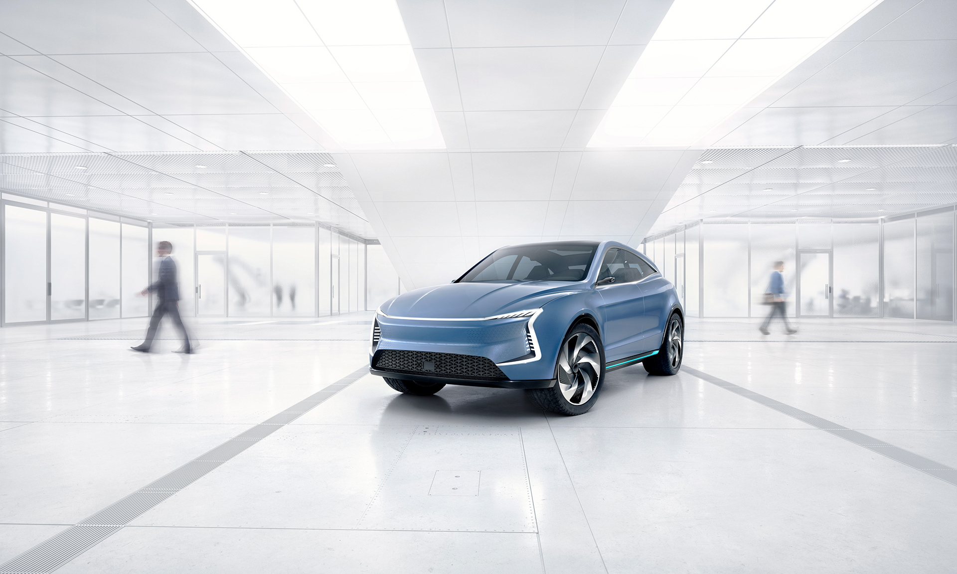 SF Motors，Electric vehicle design，3D modeling，