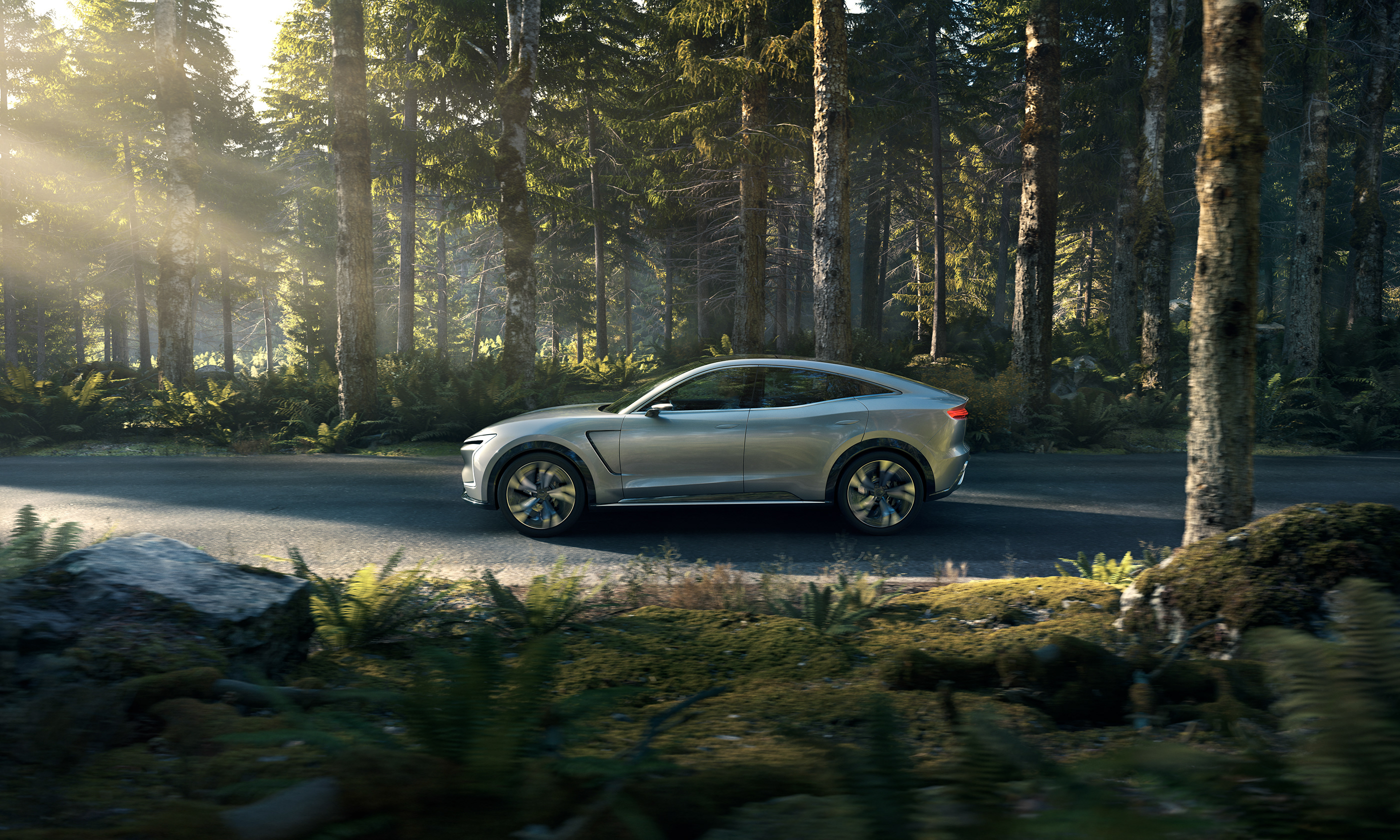 SF Motors，Electric vehicle design，3D modeling，