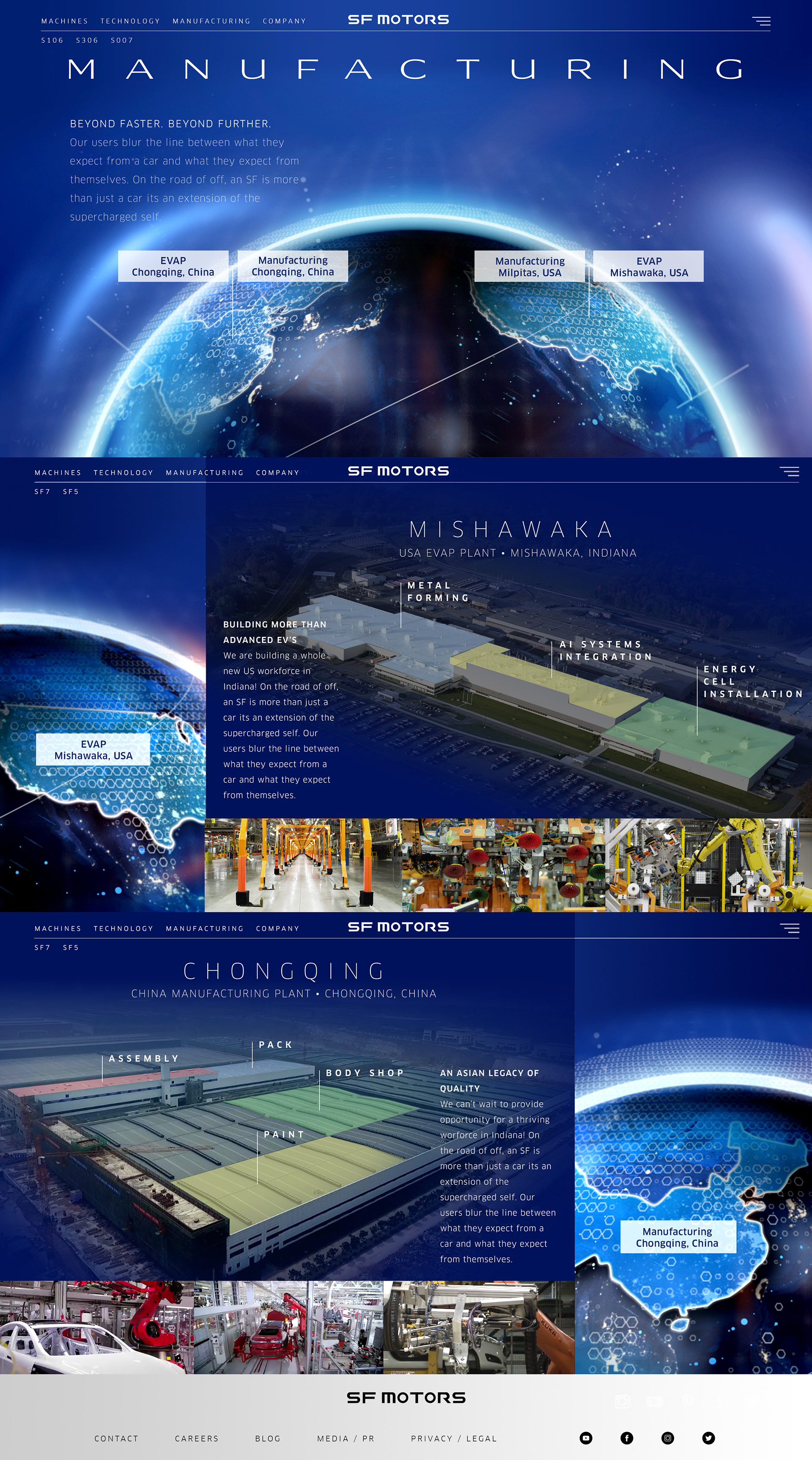 SF Motors，Electric vehicle design，3D modeling，
