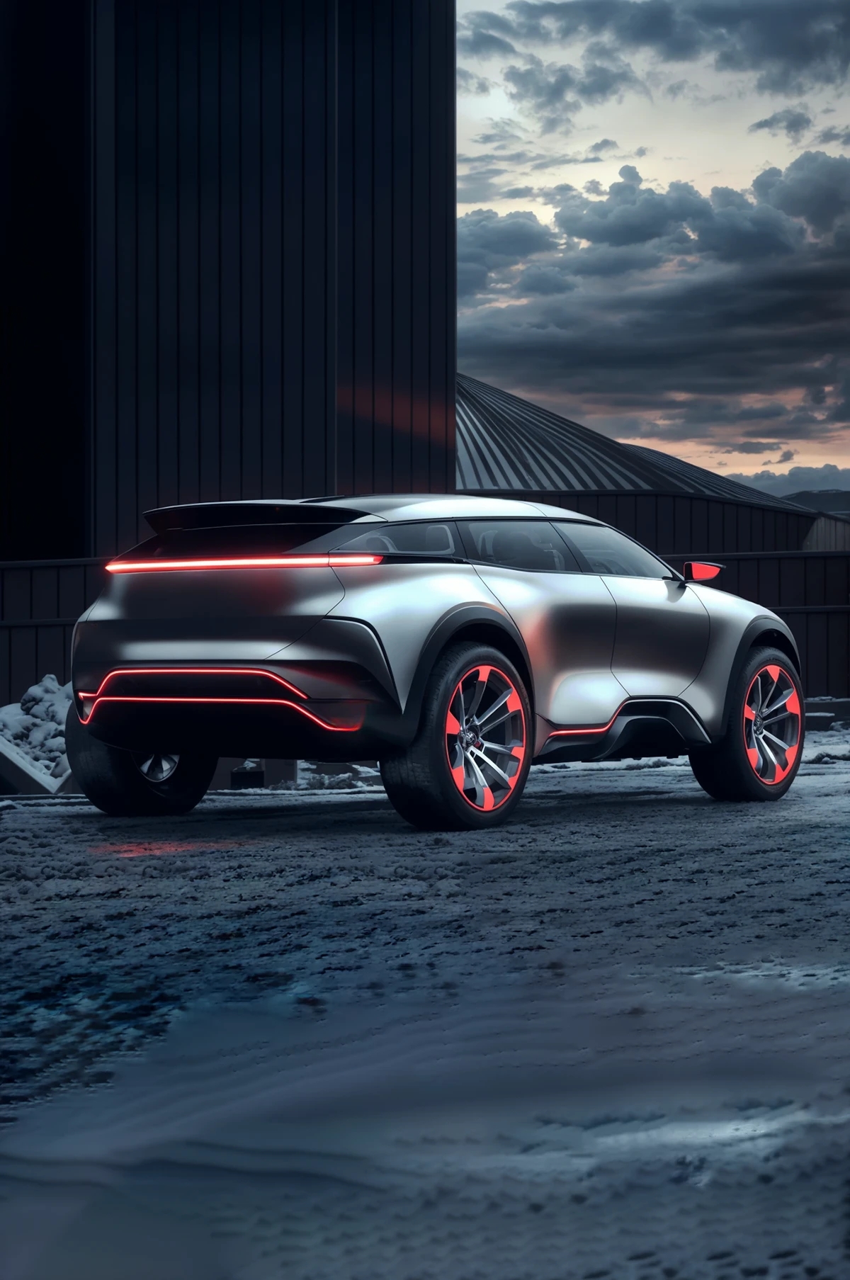 automobile，vehicle，conceptual design，Digital art，