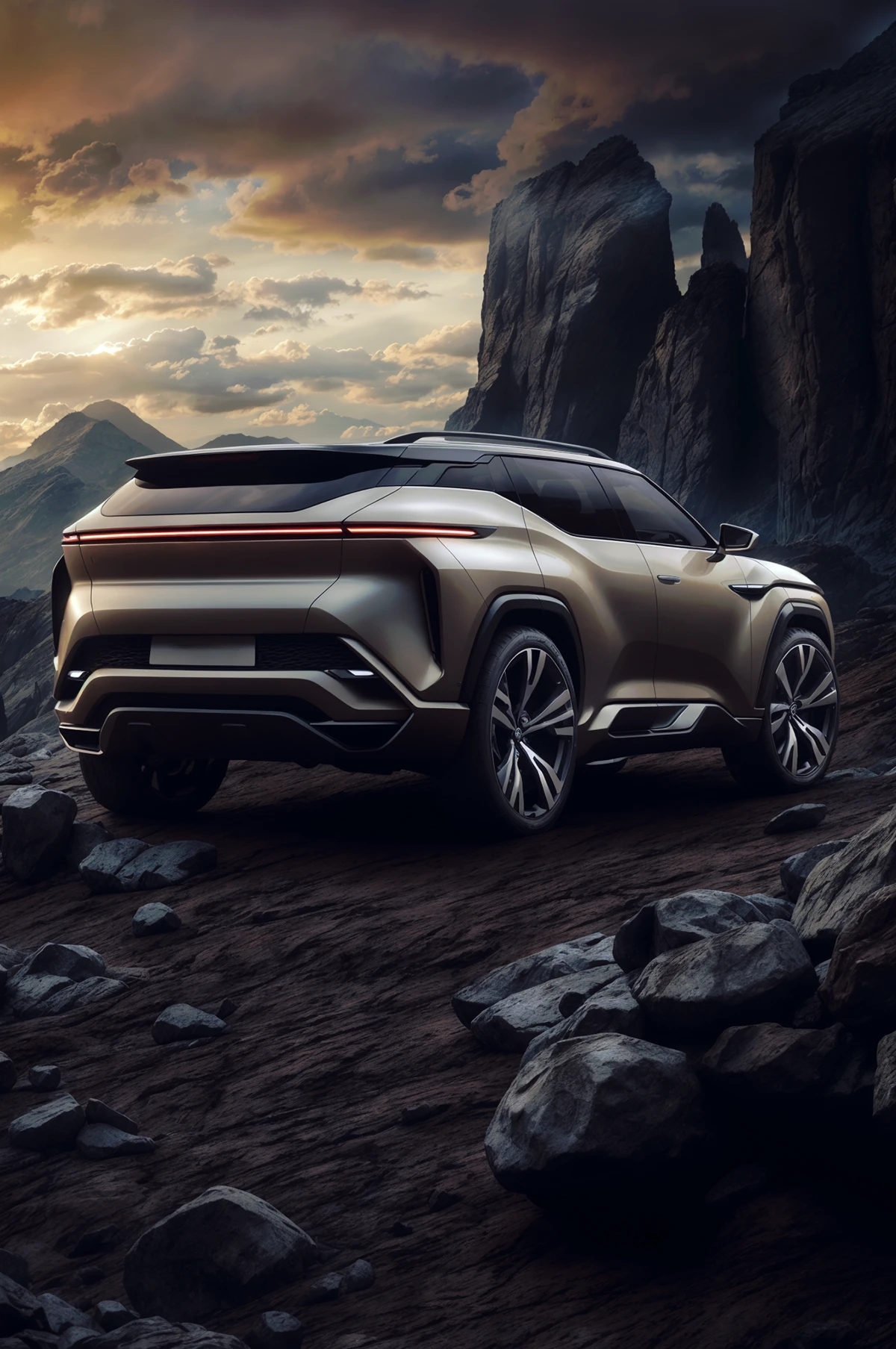 automobile，vehicle，conceptual design，Digital art，