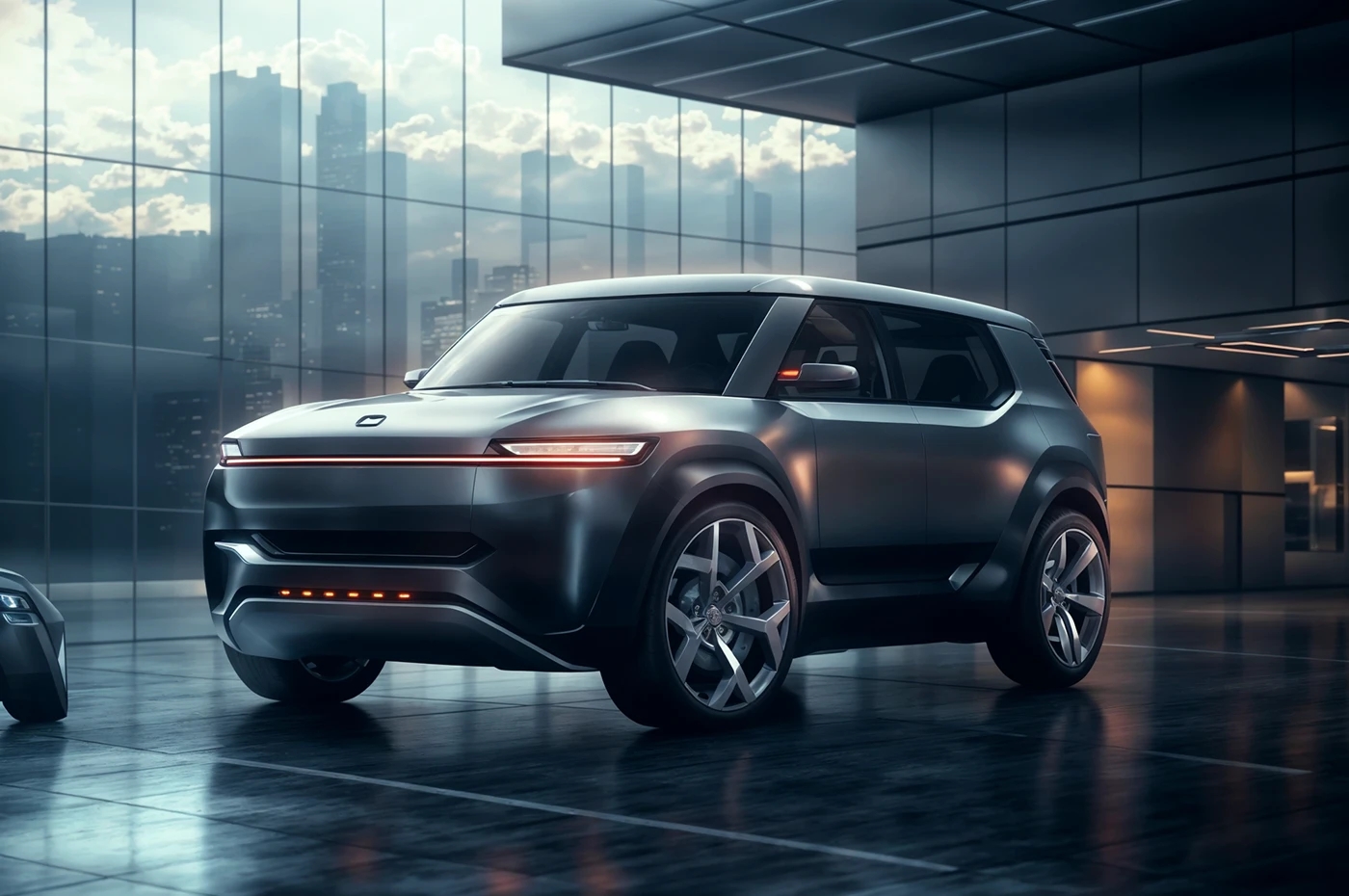 automobile，vehicle，conceptual design，Digital art，