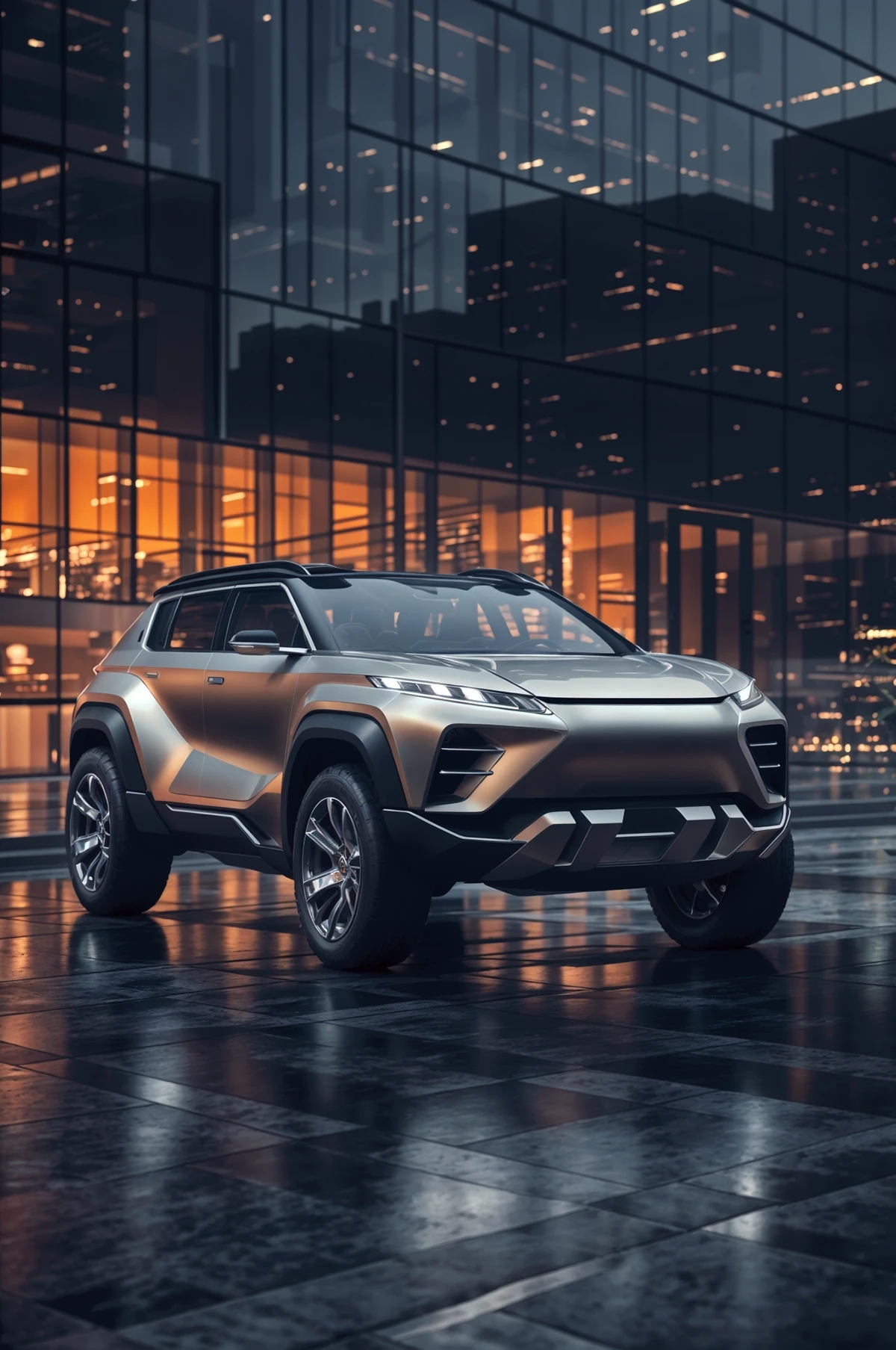 automobile，vehicle，conceptual design，Digital art，