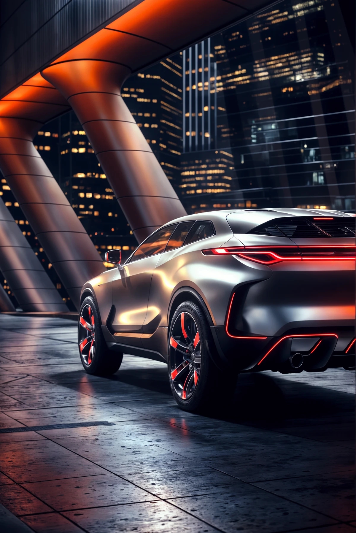 automobile，vehicle，conceptual design，Digital art，