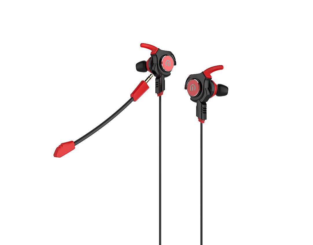 Headset, in ear, game, pluggable microphone，
