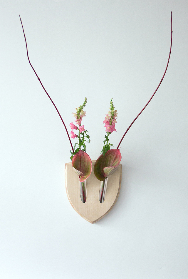 pottery clay，ceramics，Combined vase，storage box，Receive，Wall decoration，Wood and glass，deer，Antlers，decorate，bionics，flower arrangement，vase，Floral apparatus，