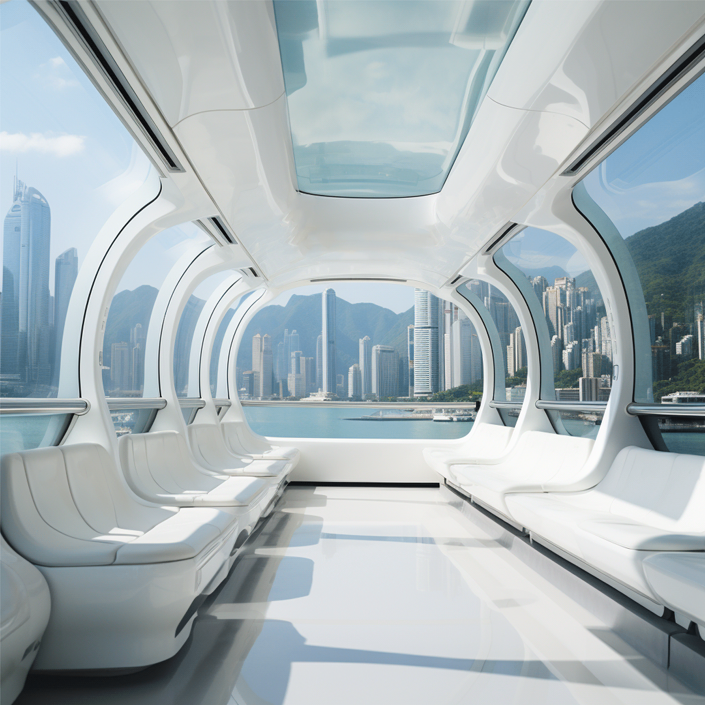 vehicle，Monorail train，HK Monorail，conceptual design，