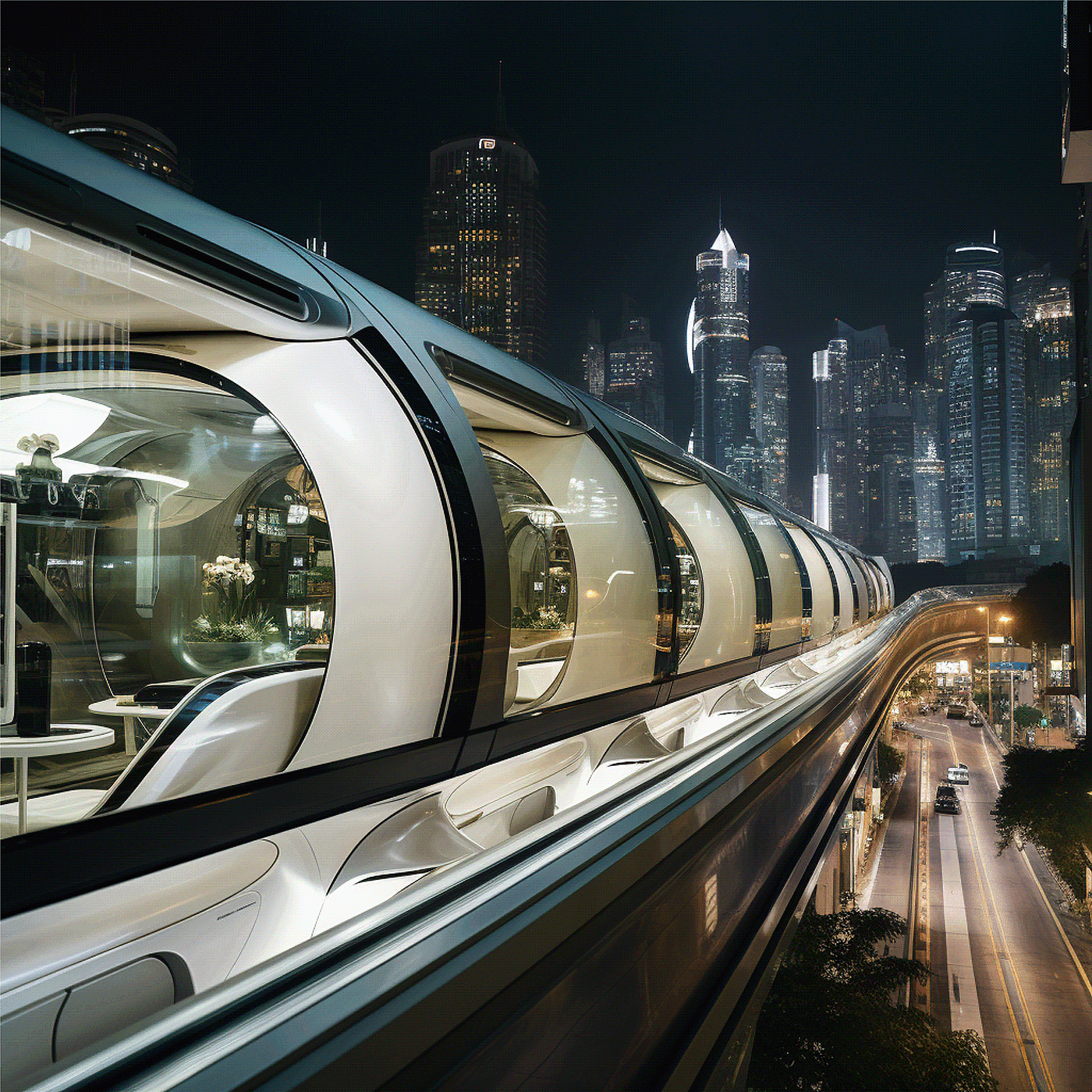 交通工具，单轨列车，HK Monorail，概念设计，