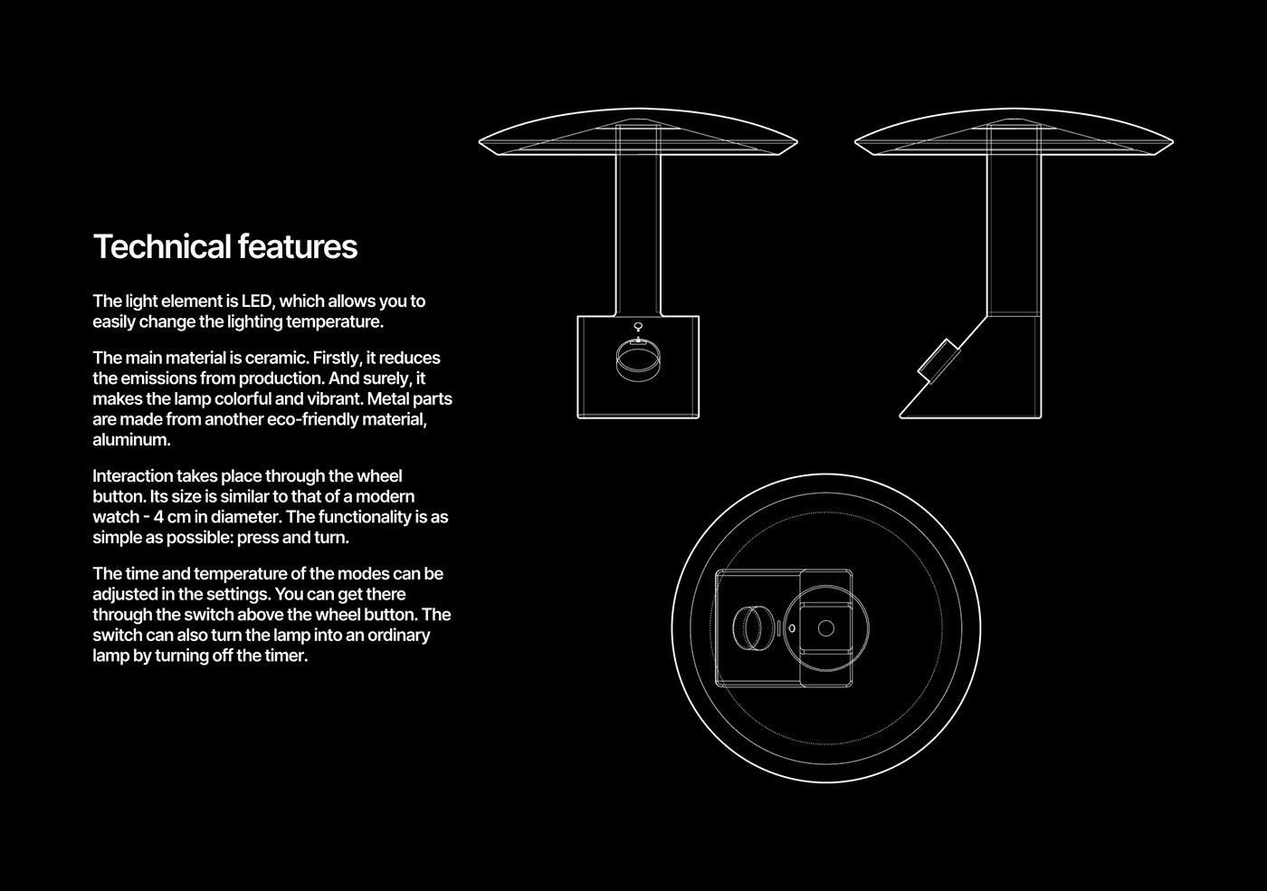 Desk lamp，lamps and lanterns，Lighting tools，Pomodoro Lamp，