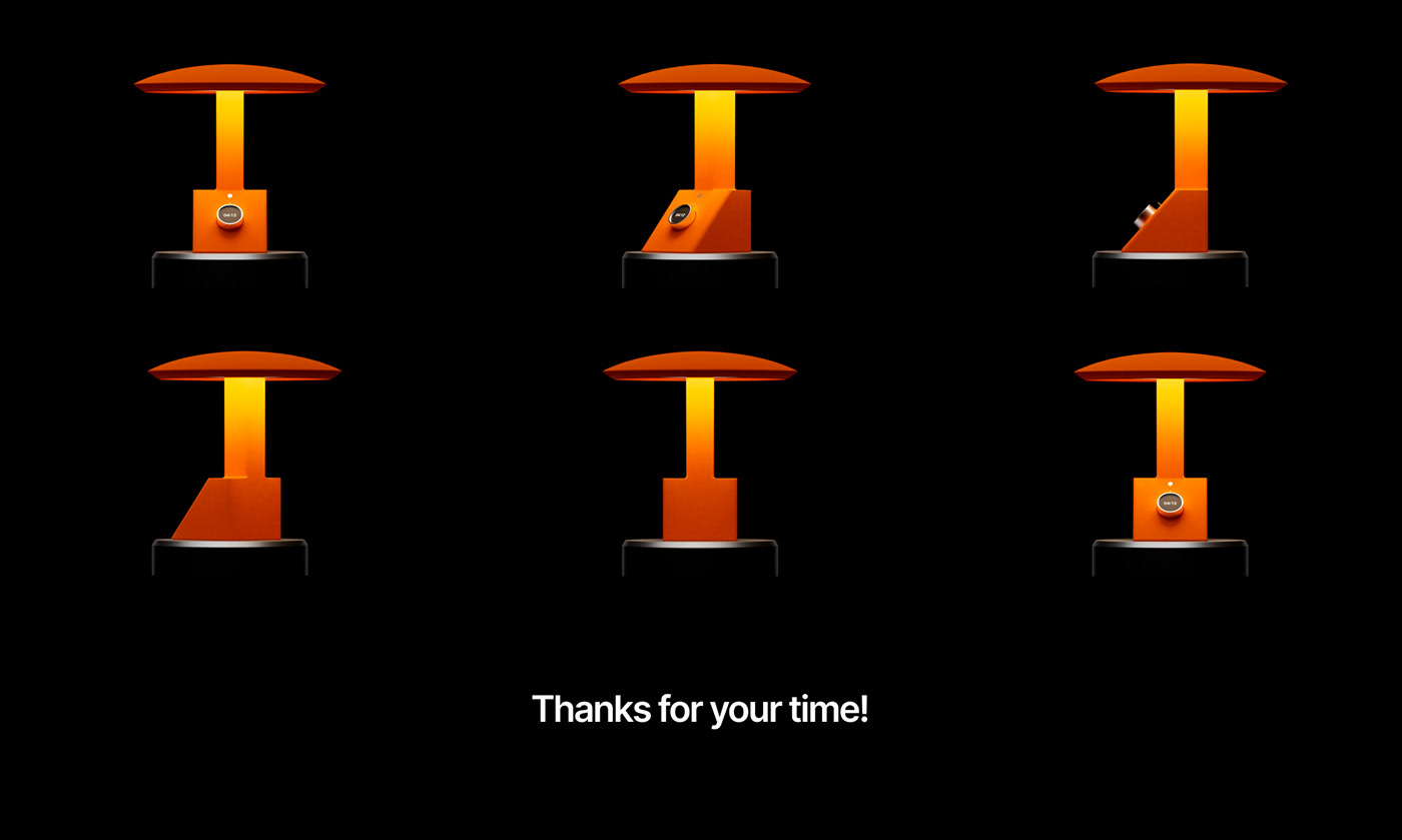 Desk lamp，lamps and lanterns，Lighting tools，Pomodoro Lamp，