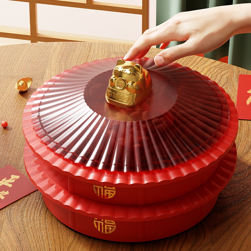 National tide，Candy tray，Candy box，Multi-layer candy box，Rotating candy box，