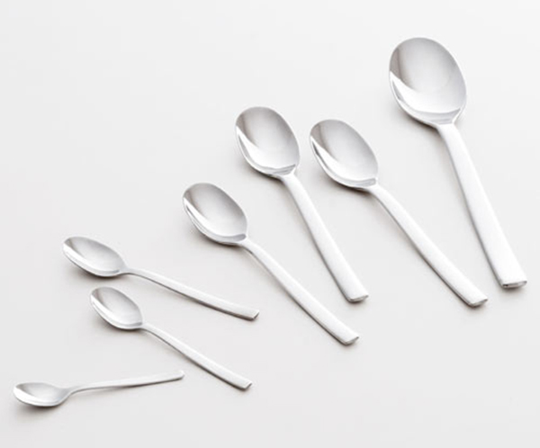 tableware，concise，knife，fork，spoon，Metal，