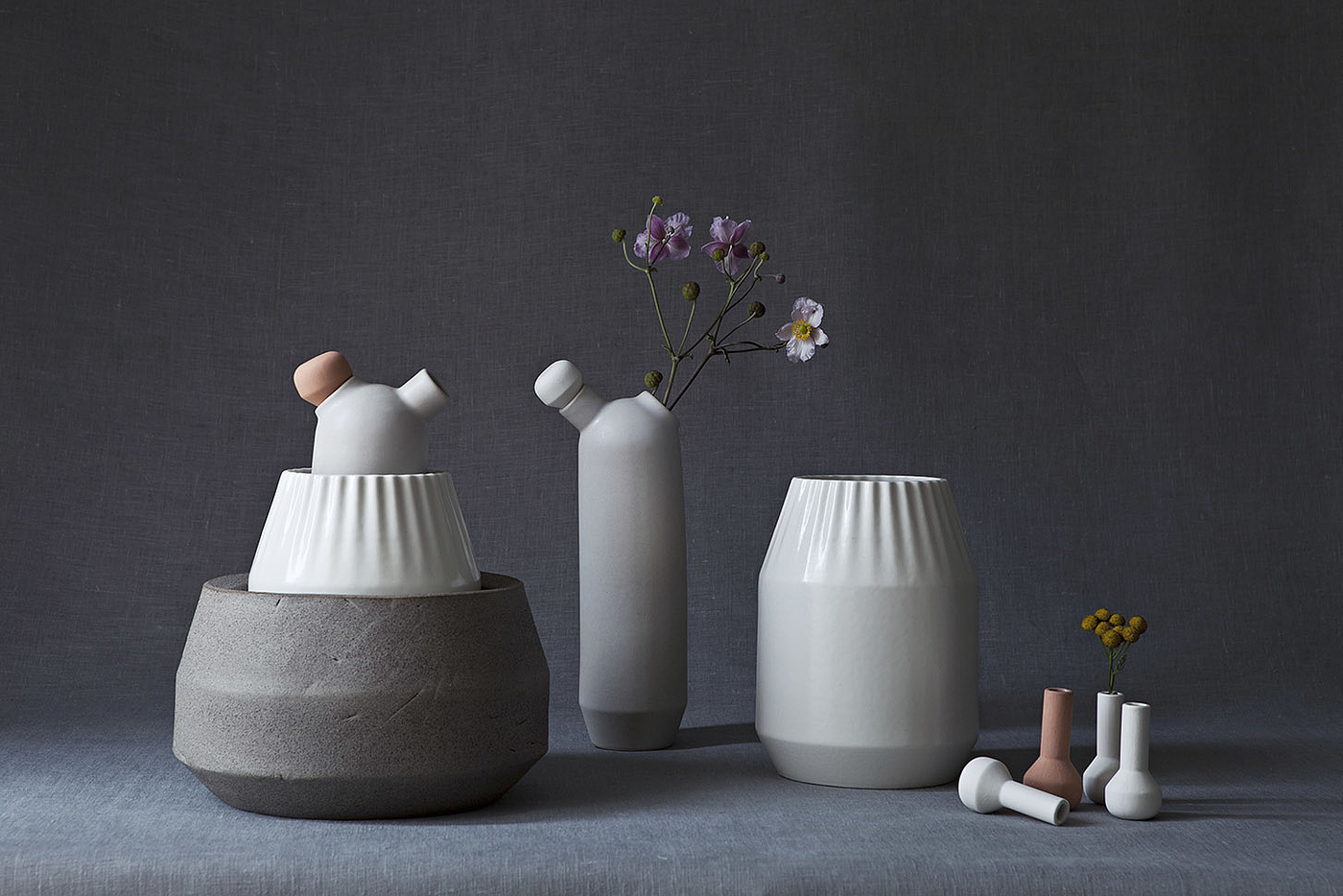 pottery clay，ceramics，Combined vase，storage box，Receive，Wall decoration，Wood and glass，deer，Antlers，decorate，bionics，flower arrangement，vase，Floral apparatus，