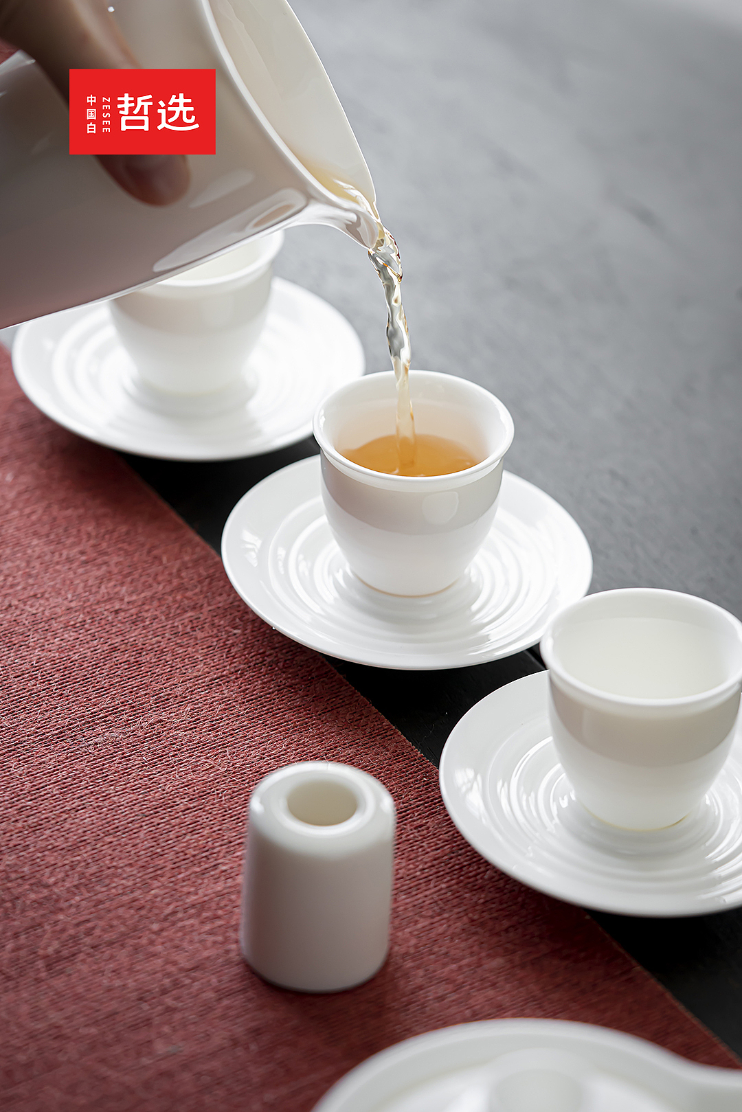 White porcelain，tea set，Dehua，drop cup，Chinese white，ceramics，Kung Fu Tea，