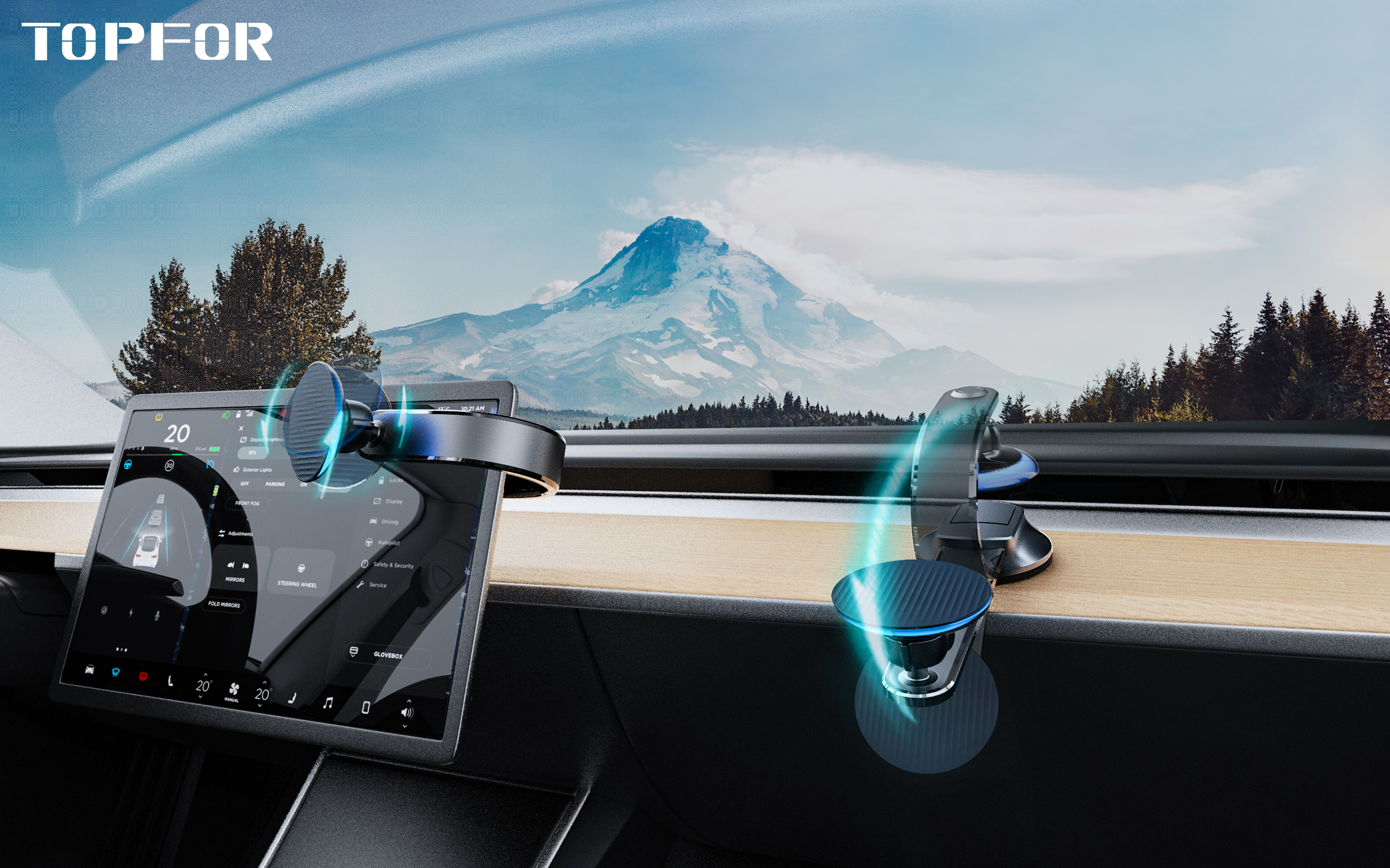 Car charger, wireless charger, car, light effect,，