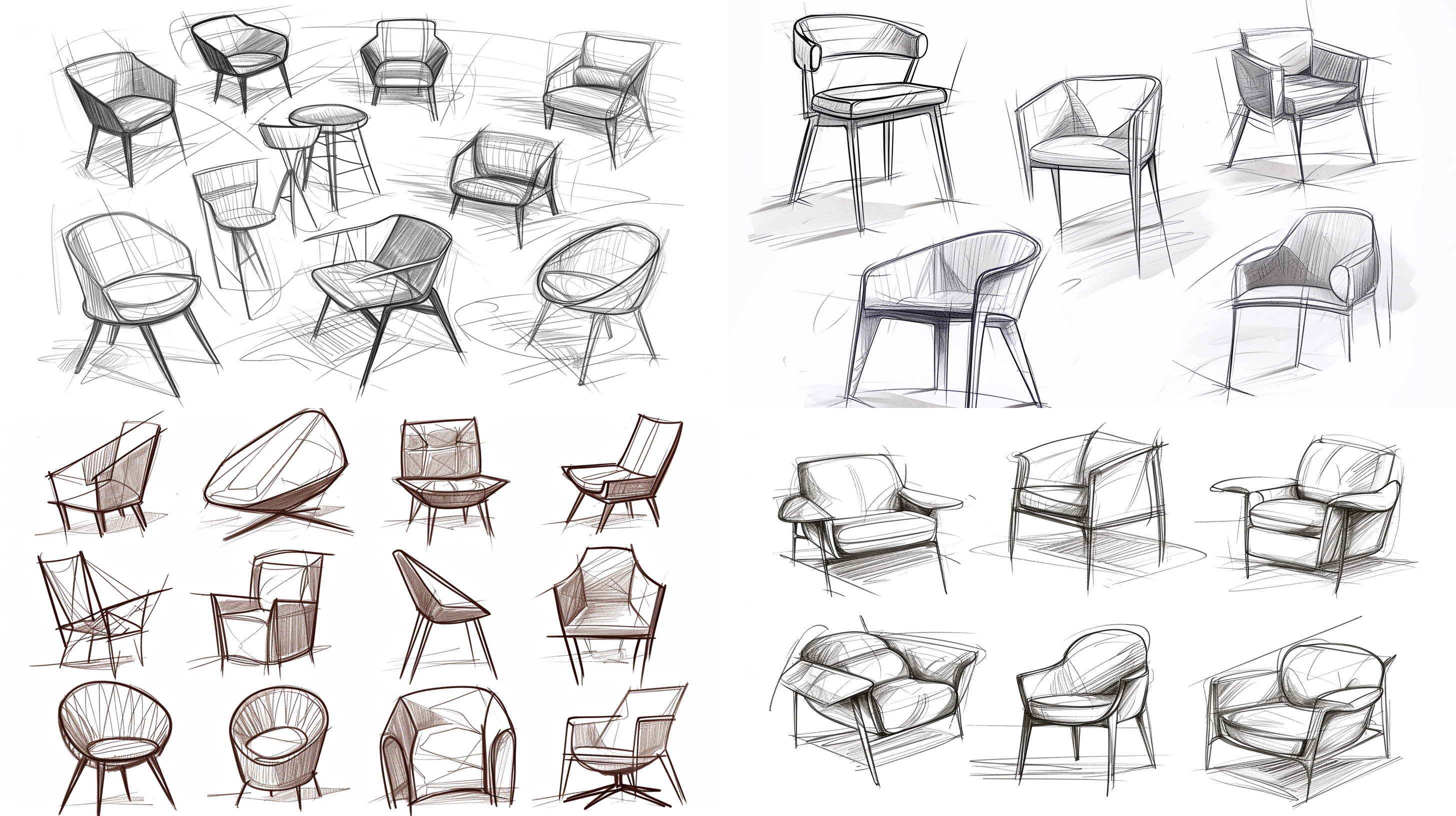 industrial design，AI Assisted，product，sketch，