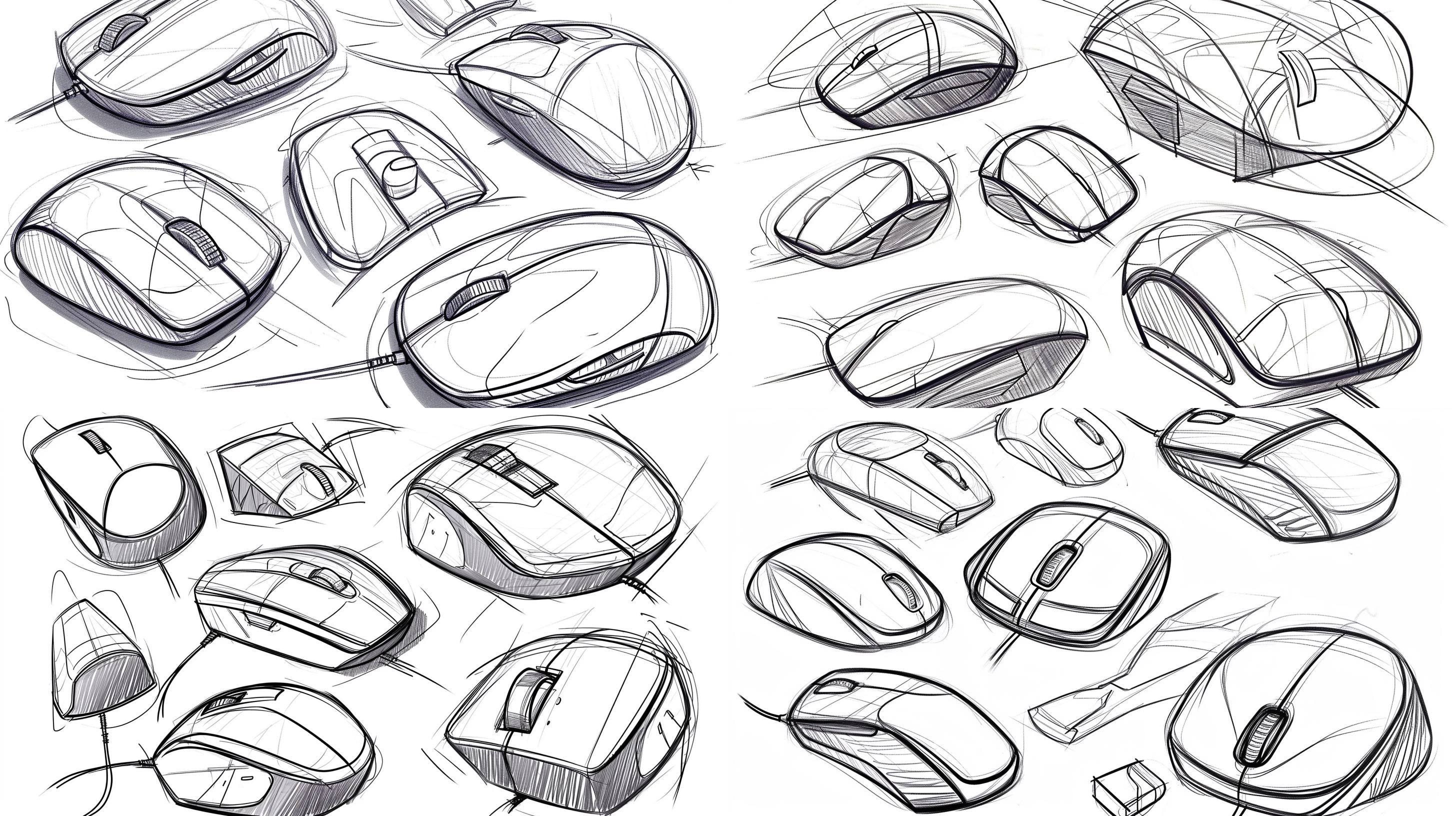 industrial design，AI Assisted，product，sketch，