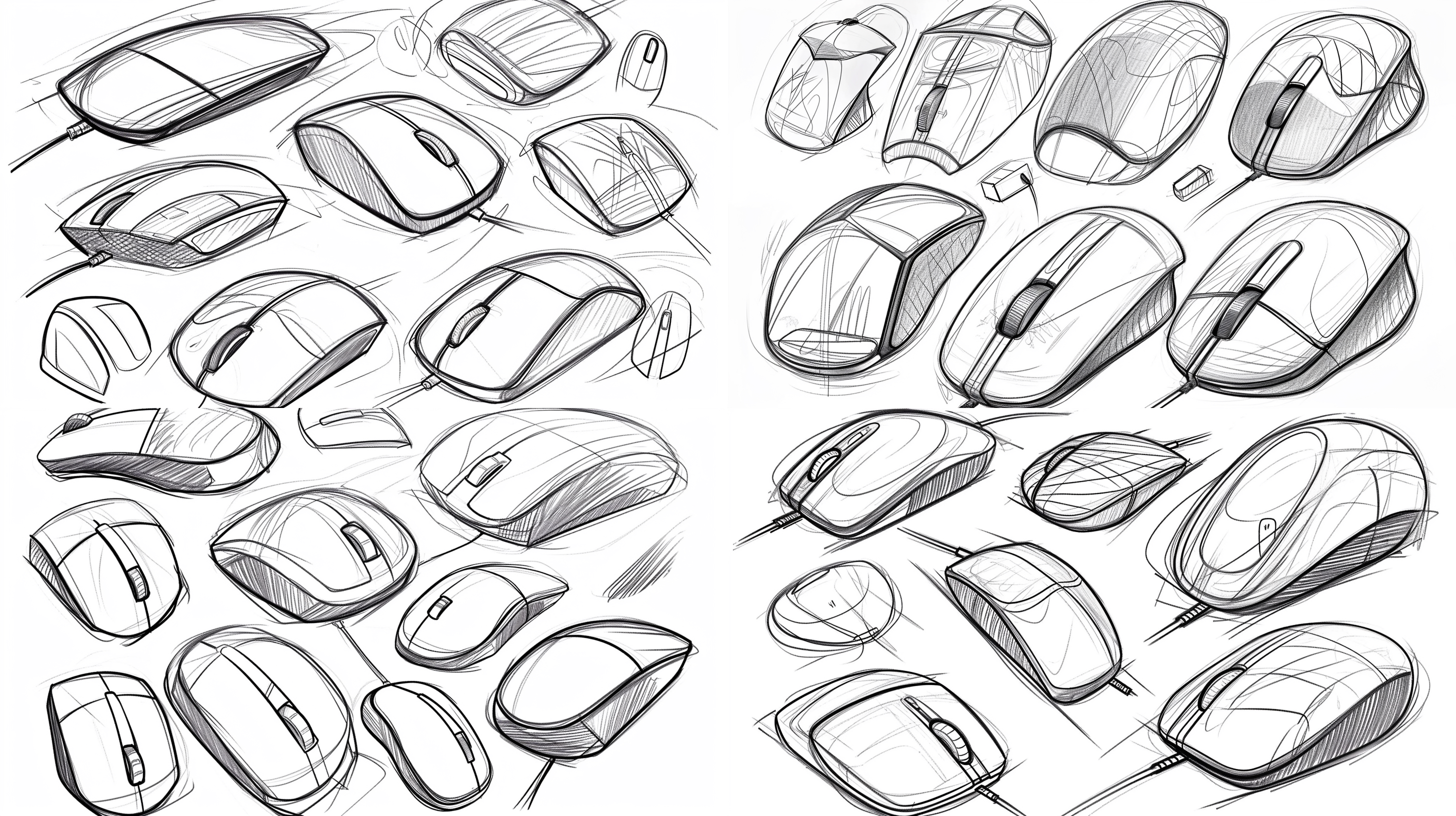 industrial design，AI Assisted，product，sketch，