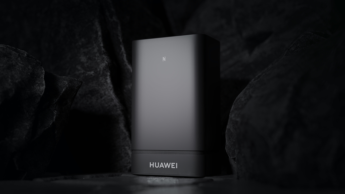 product design，Huawei，Minimalist，Intelligent Gateway ，Product packaging，Product Poster，