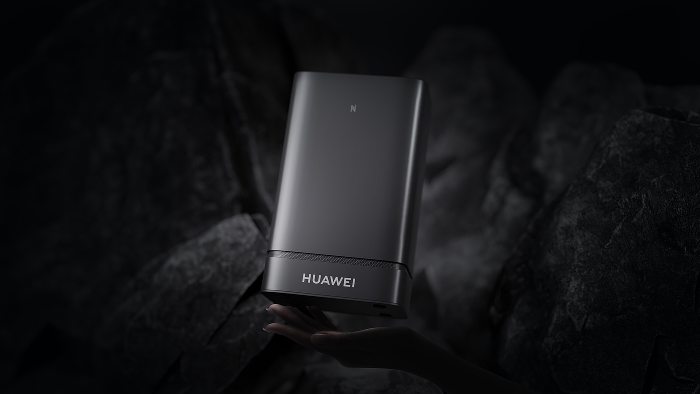 product design，Huawei，Minimalist，Intelligent Gateway ，Product packaging，Product Poster，