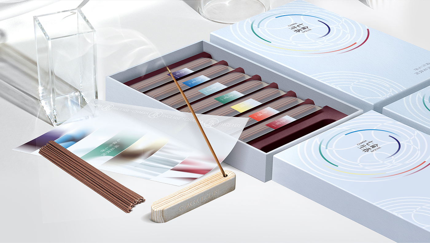 Line Incense Packaging Brand Visual Design，