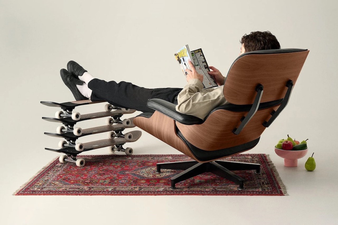 deck chair，EAMES，chair，furniture，Home Furnishing，product design，