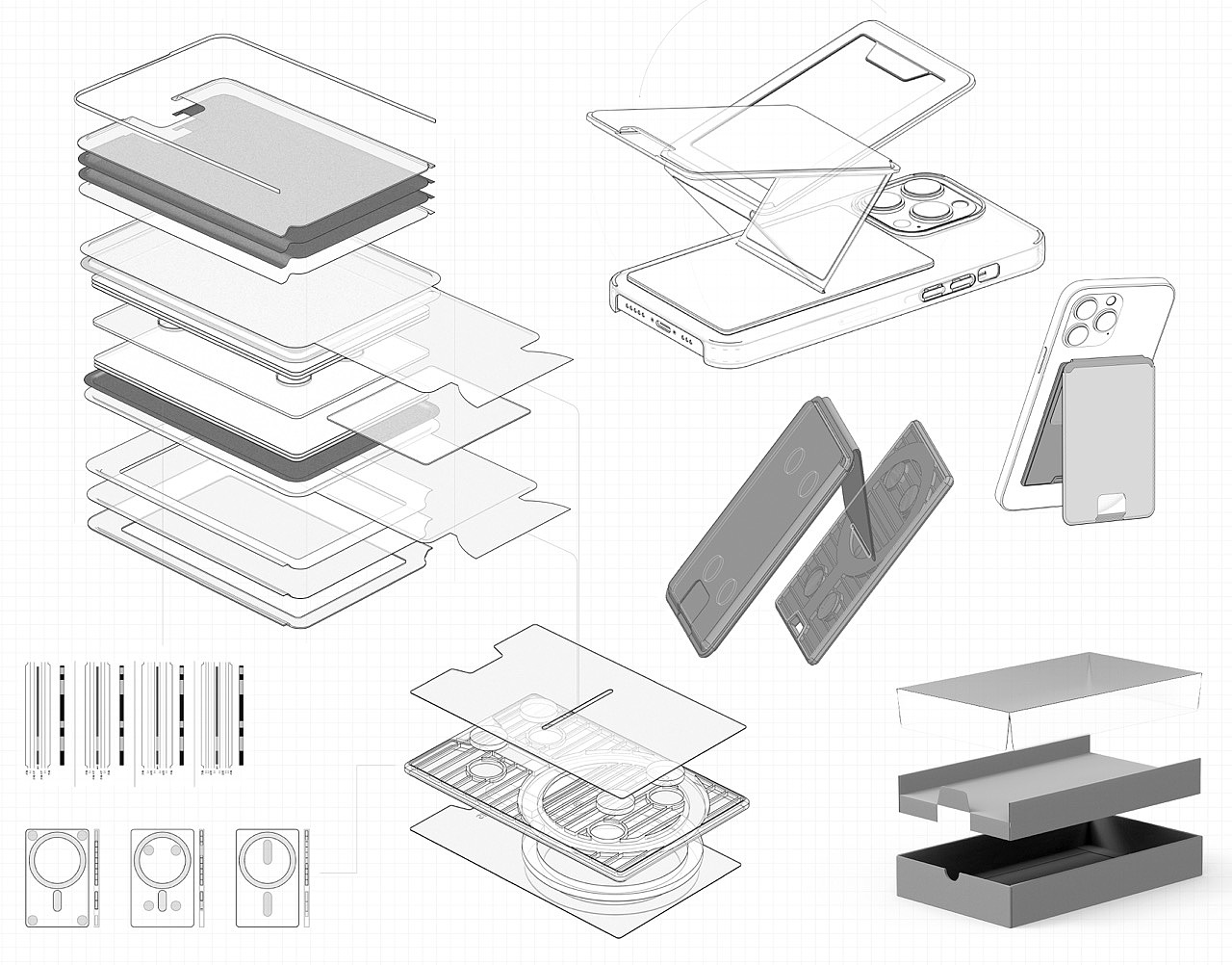 手机，产品设计，design，DuoFlip，卡包，id，