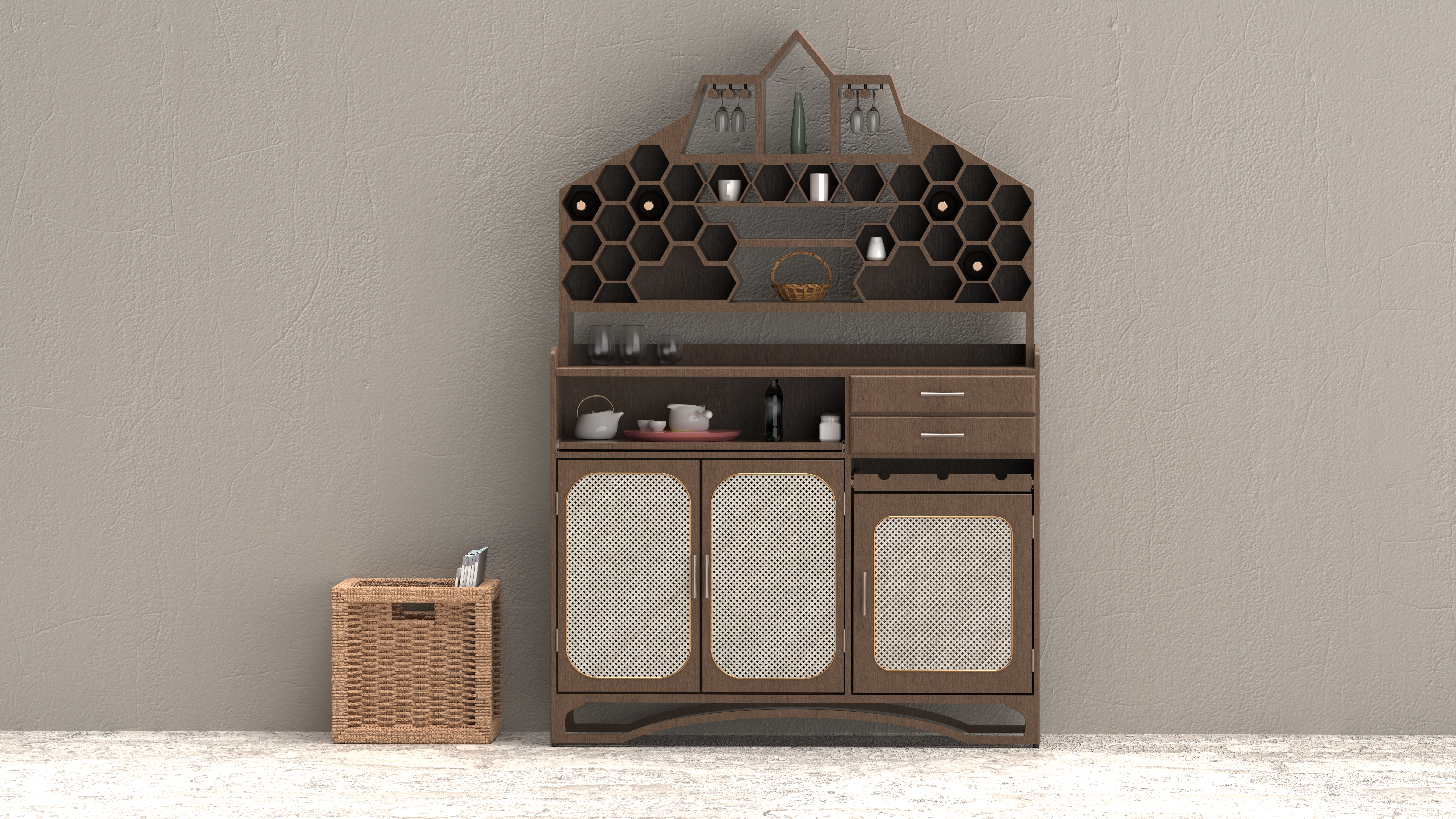 furniture design ，solid wood home，Product appearance design，