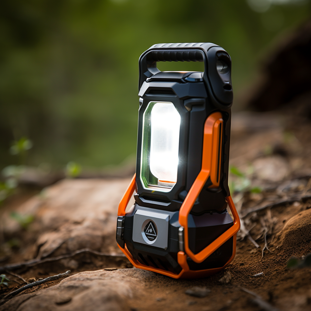 Camping lamp，outdoors，camping，Product appearance design，AIGC，