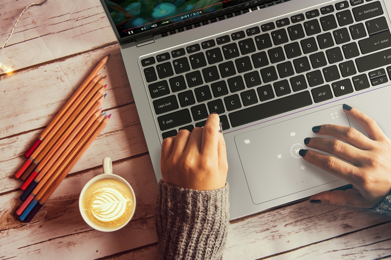 notebook，computer，Notebook computer，artificial intelligence，Swift，Aspire，product design，