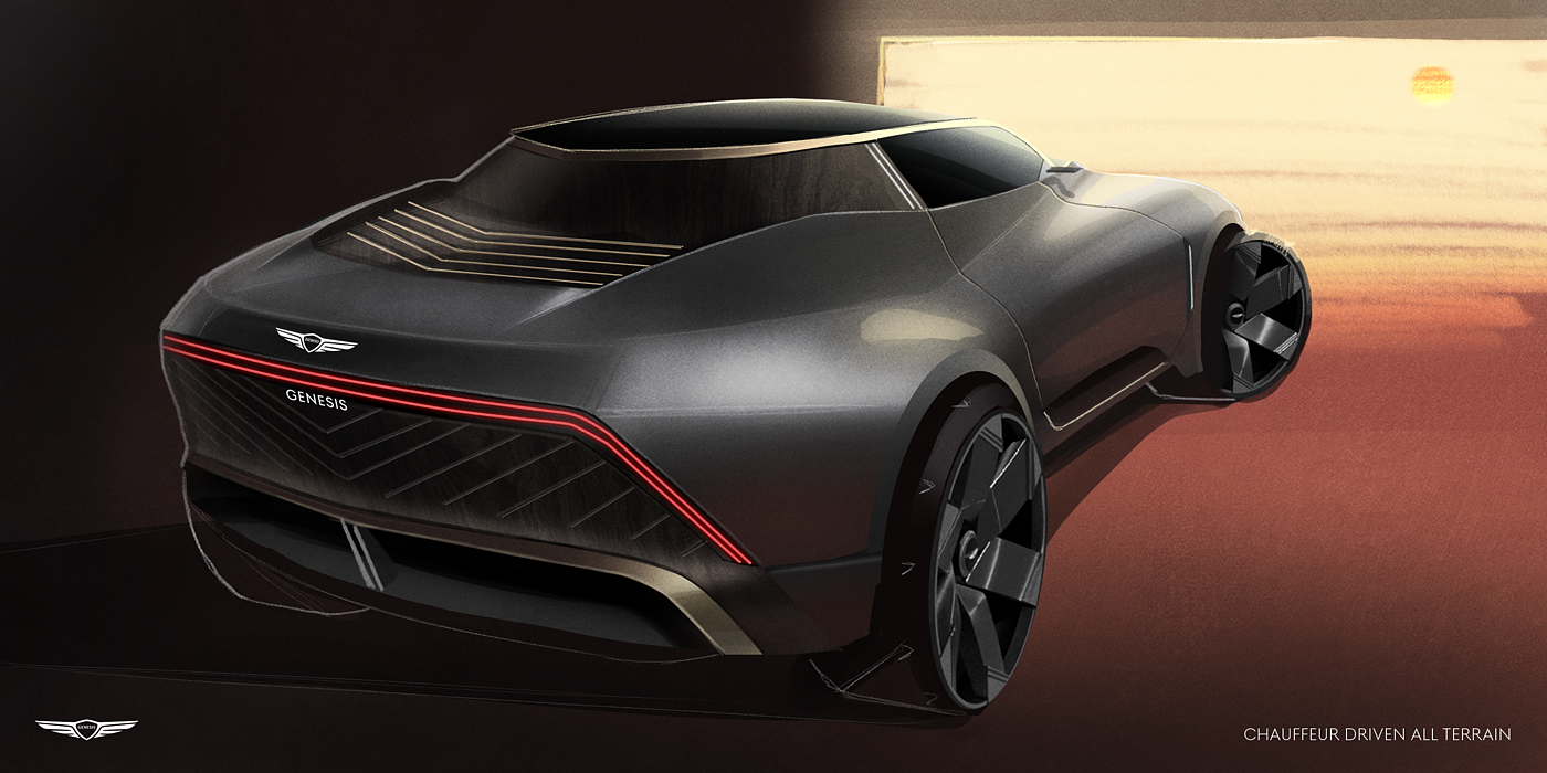 automobile，3d，industrial design，vehicle，suv，Genesis，