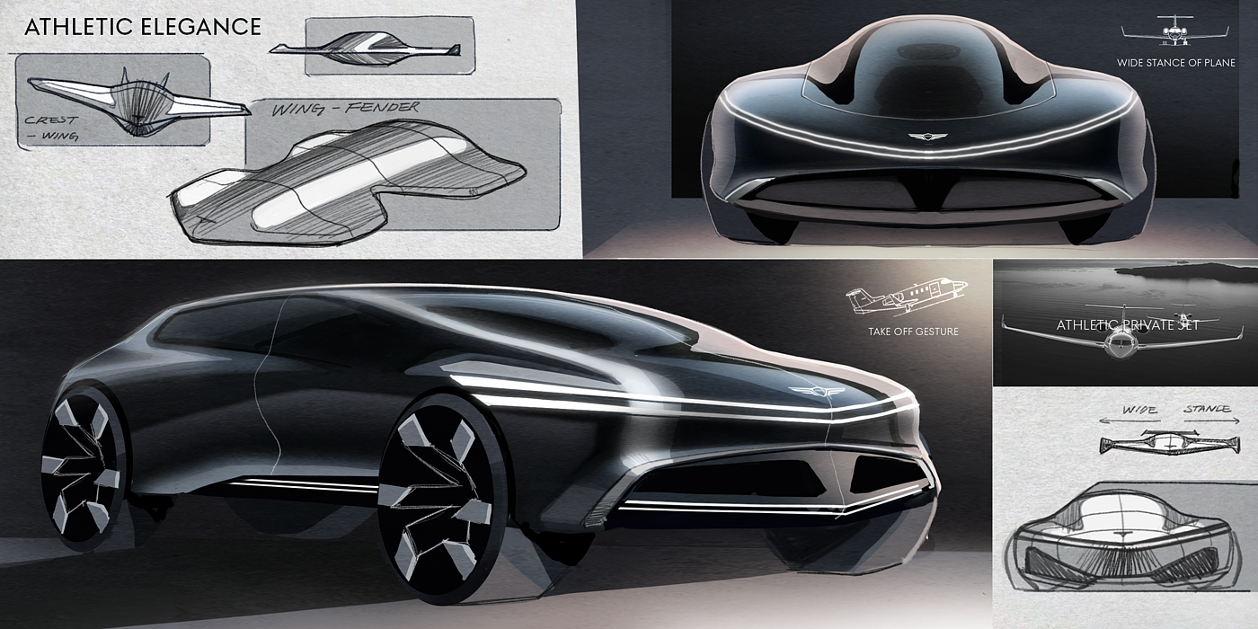 automobile，3d，industrial design，vehicle，suv，Genesis，