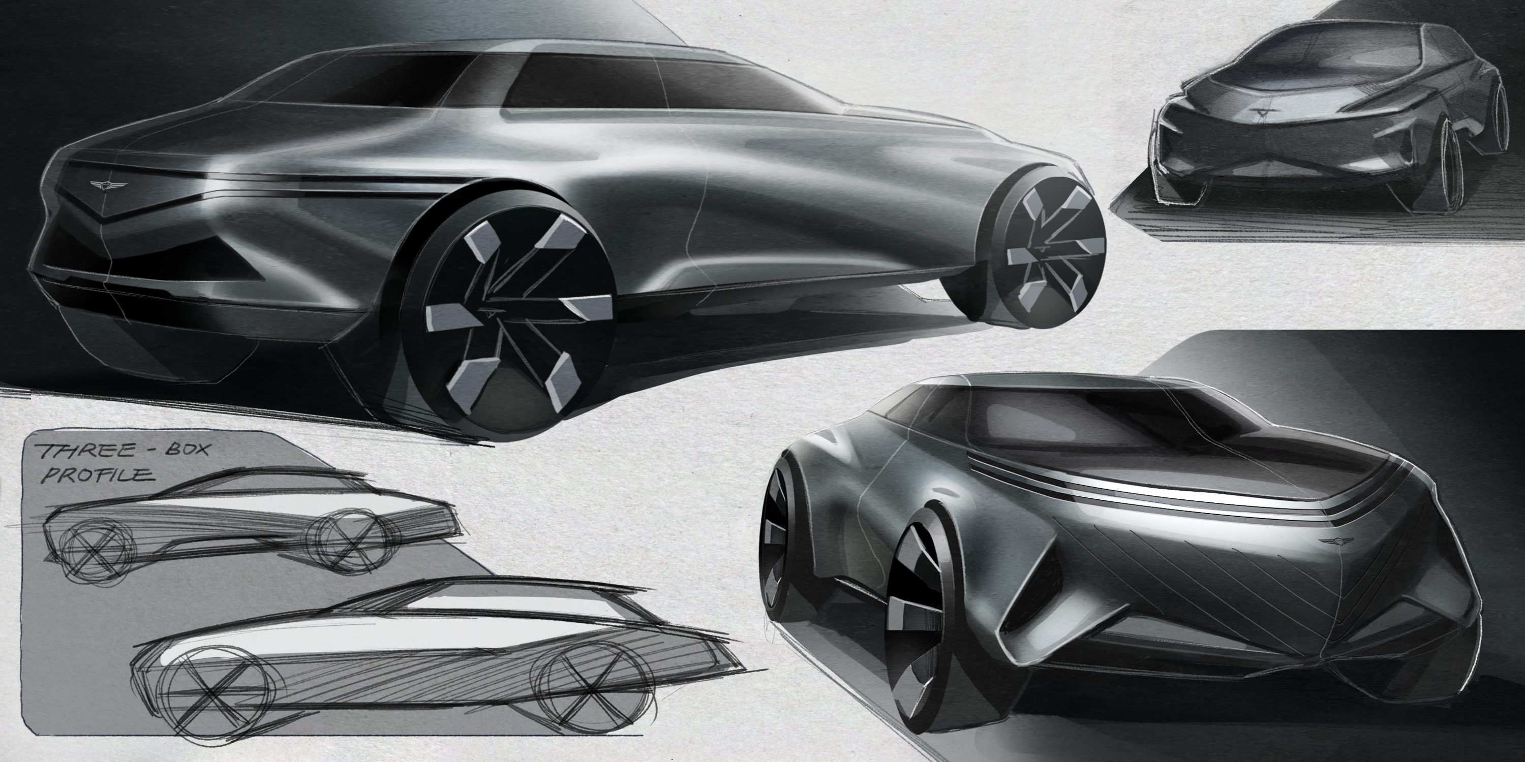 automobile，3d，industrial design，vehicle，suv，Genesis，