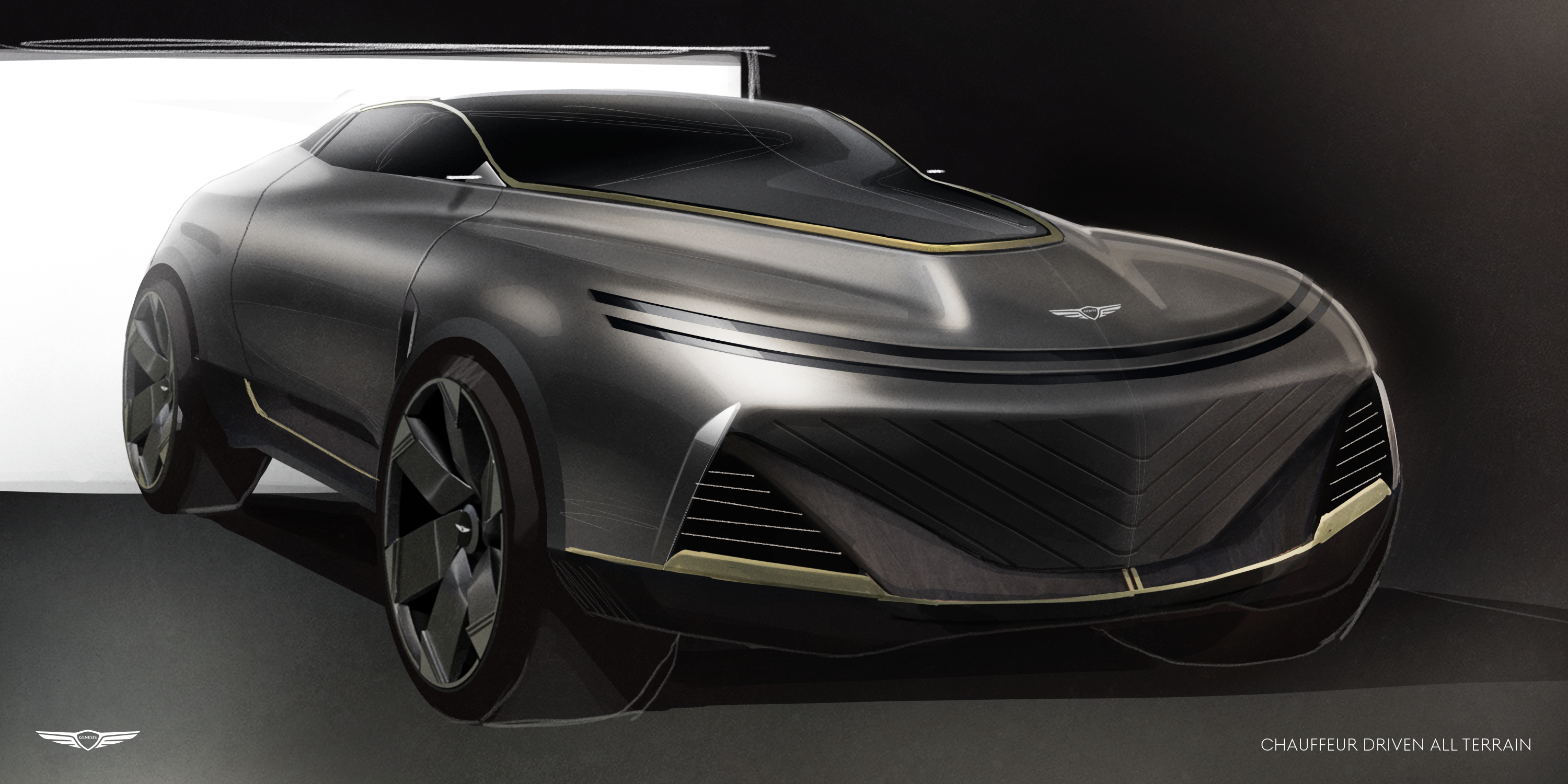 automobile，3d，industrial design，vehicle，suv，Genesis，