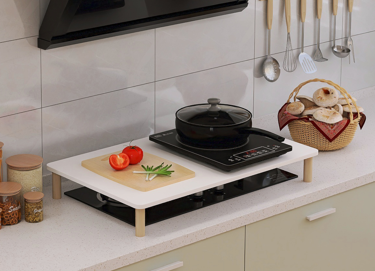 Induction cooker rack, bracket, gas stove cover, cover plate gas stove，