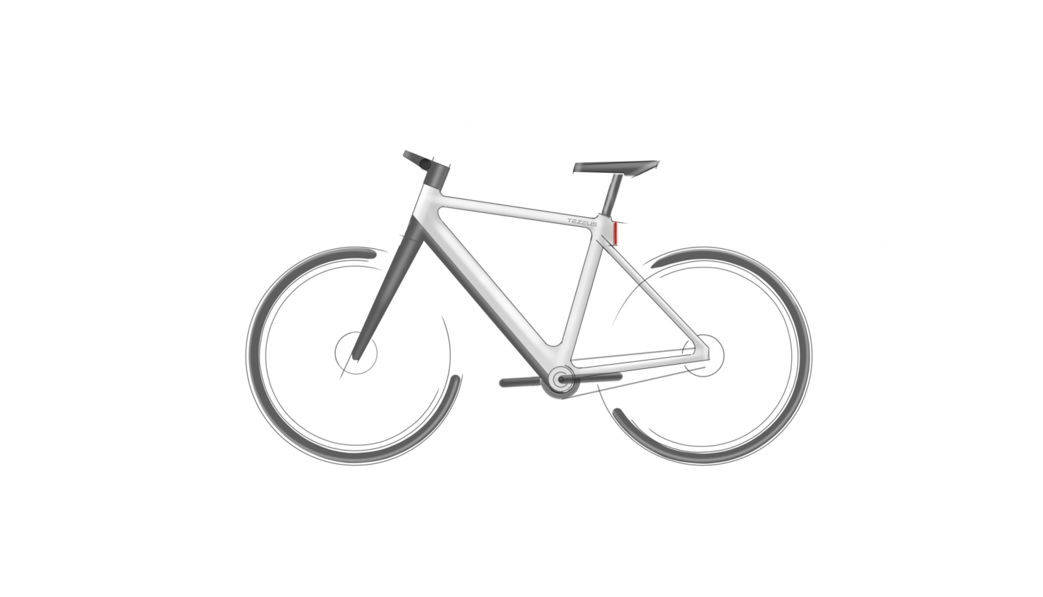 eBIKE，Electric power assisted bicycle，environment protection，Bicycle，tezeus，Appearance design，fashion，