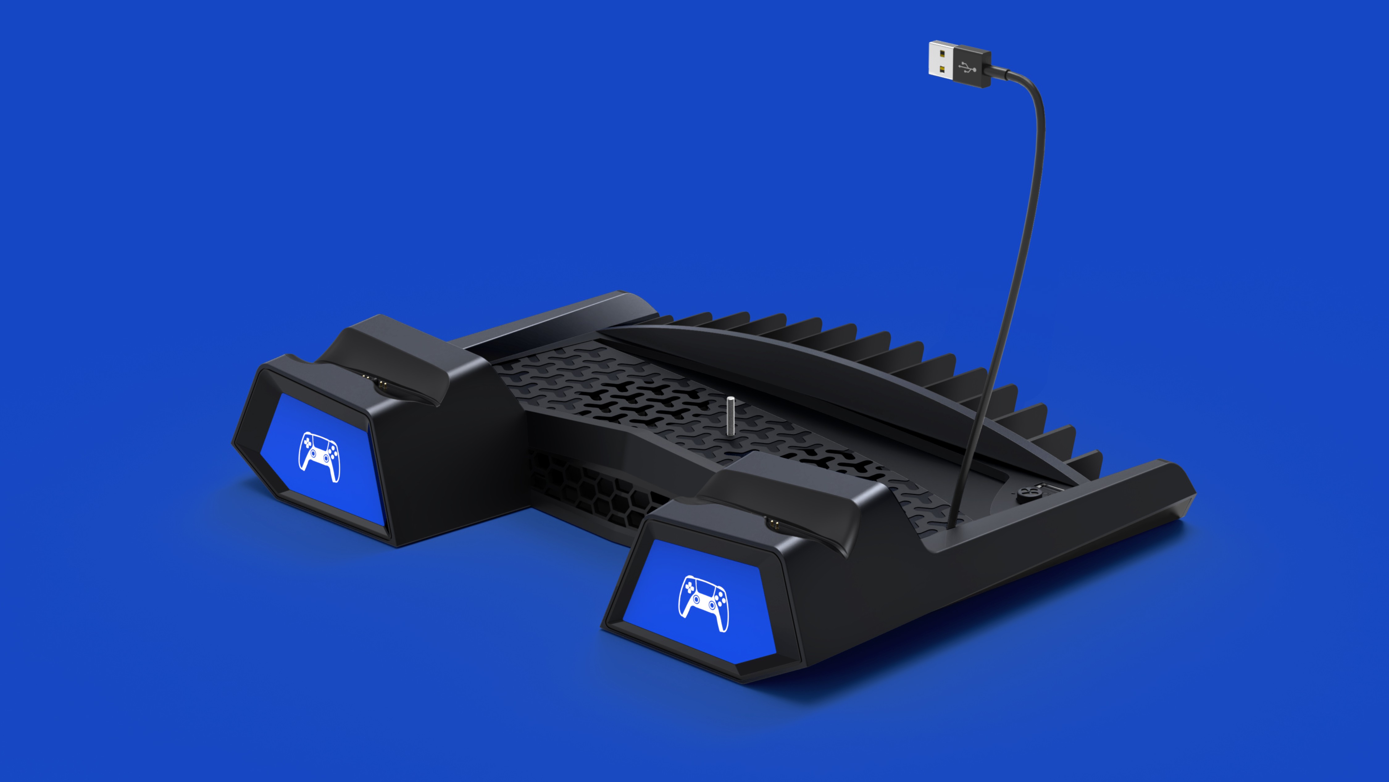 ps5，Game accessories，Game peripherals，ID design，Game handle seat charging，Charging base，PlayStation，Sony，