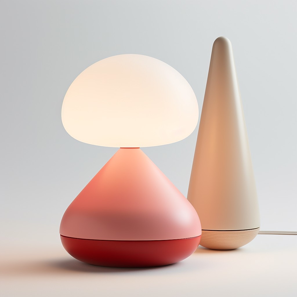 AIGC，Lamp design，Home design，Desk lamp，Bedside lamp，Atmosphere lamp，