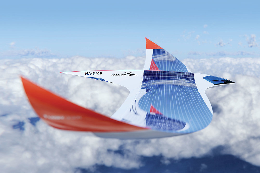 Falcon Solar，Solar aircraft，conceptual design，2023 Red Dot Design Concept Award，