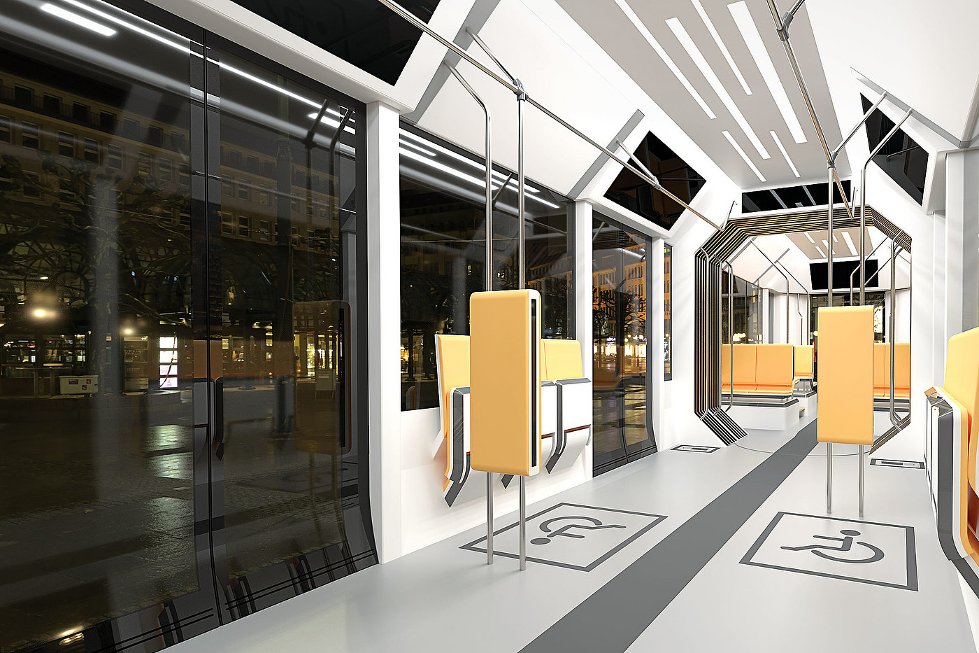 ForFuture，automatic tram，Shared Track，2023 Red Dot Design Concept Award，