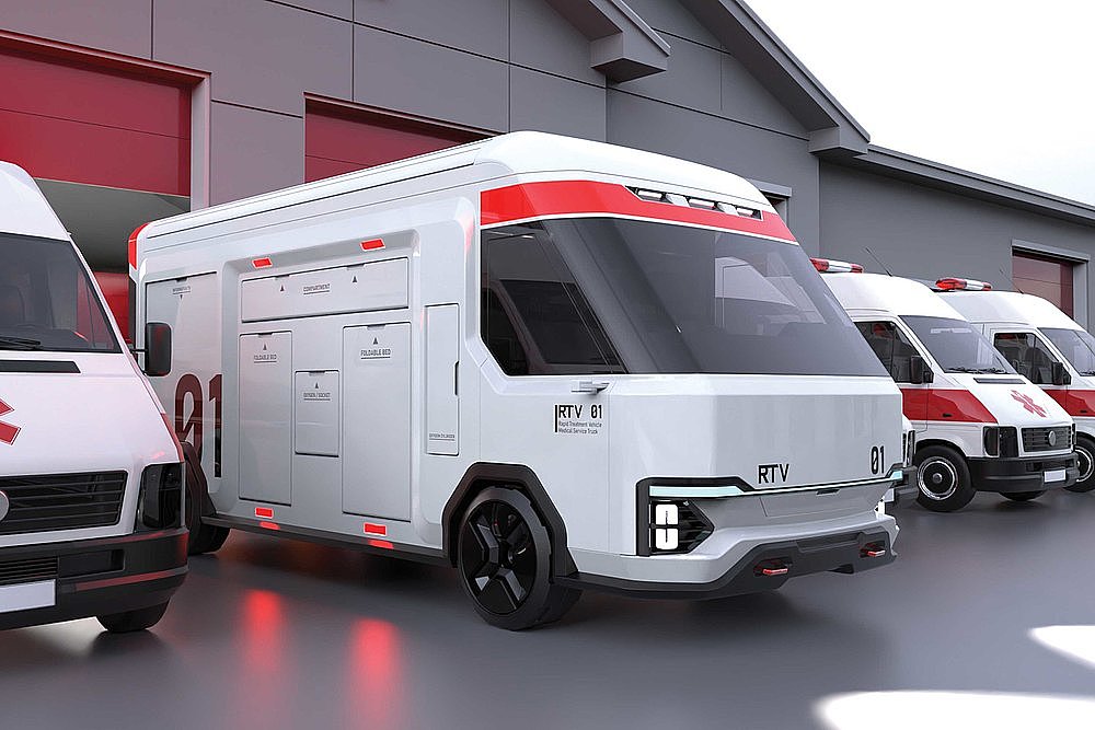 RTV，Mobile Medical Station，Quality of treatment，2023 Red Dot Design Concept Award，