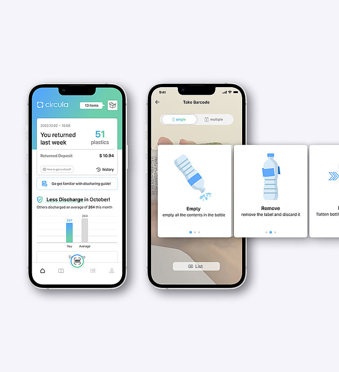 Circula，Recyclable waste，Plastic storage system，2023 Red Dot Design Concept Award，