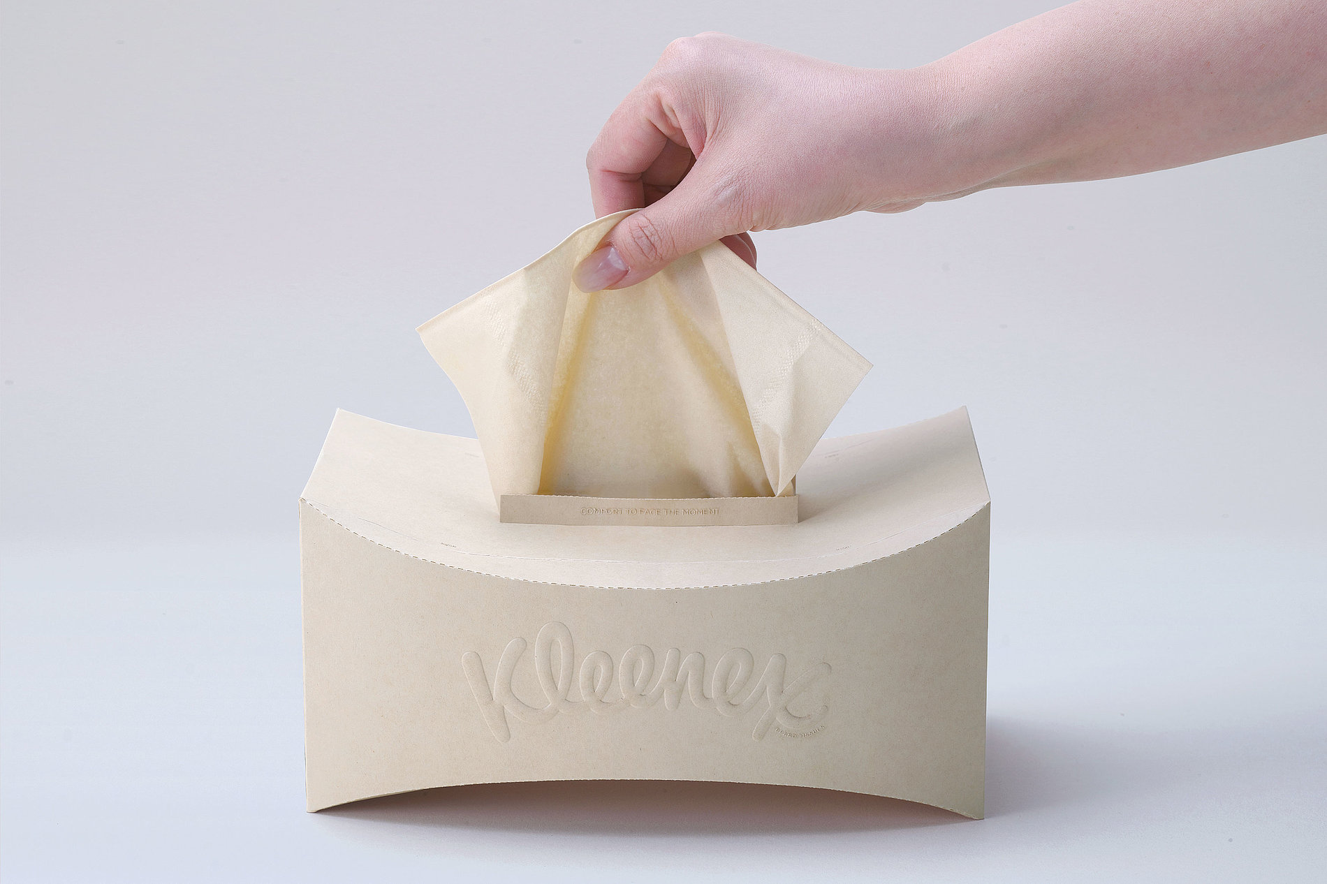 Face towel carton，Kleenex，packing design，2023 Red Dot Design Concept Award，