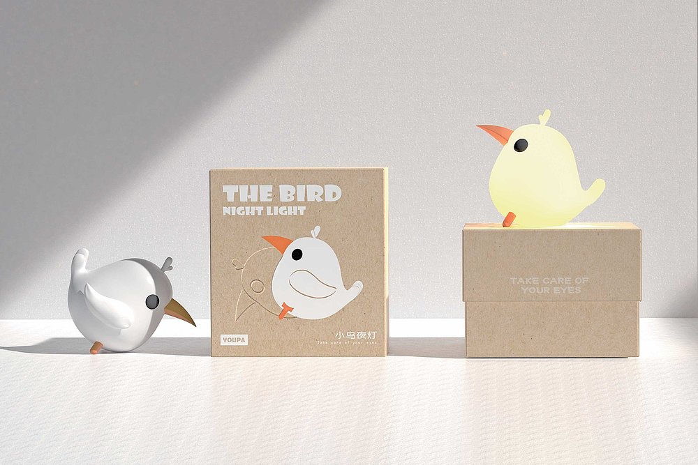 Night light，Automatic lifting，single paper forming，reproducible ，2023 Red Dot Design Concept Award，