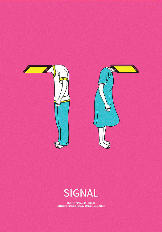 Signal，poster，artistic works，2023 Red Dot Design Concept Award，