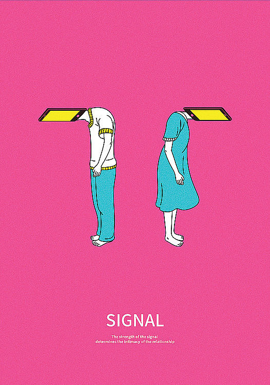 Signal，poster，artistic works，2023 Red Dot Design Concept Award，