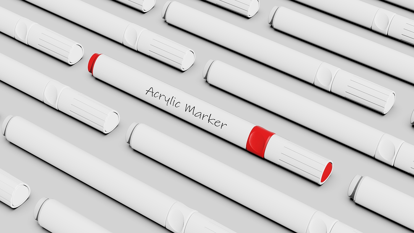 Acrylic marker，